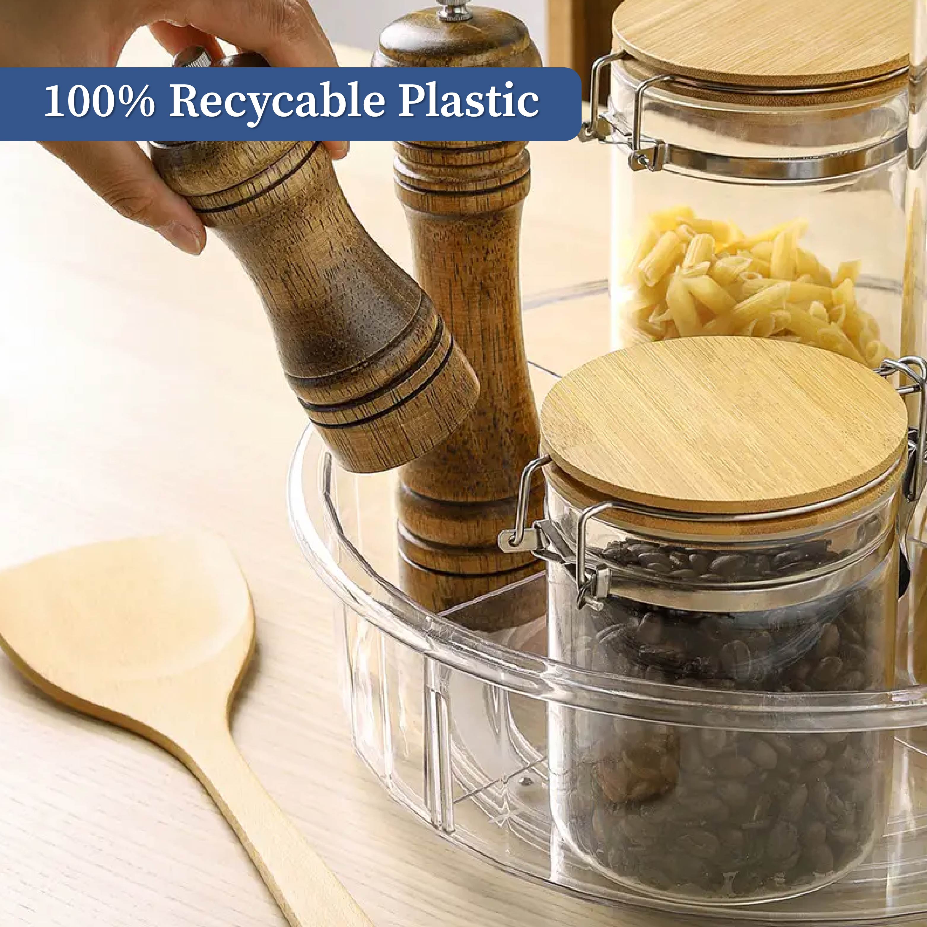 360° Multipurpose Rotating Organizer Tray with division| Lazy Susan