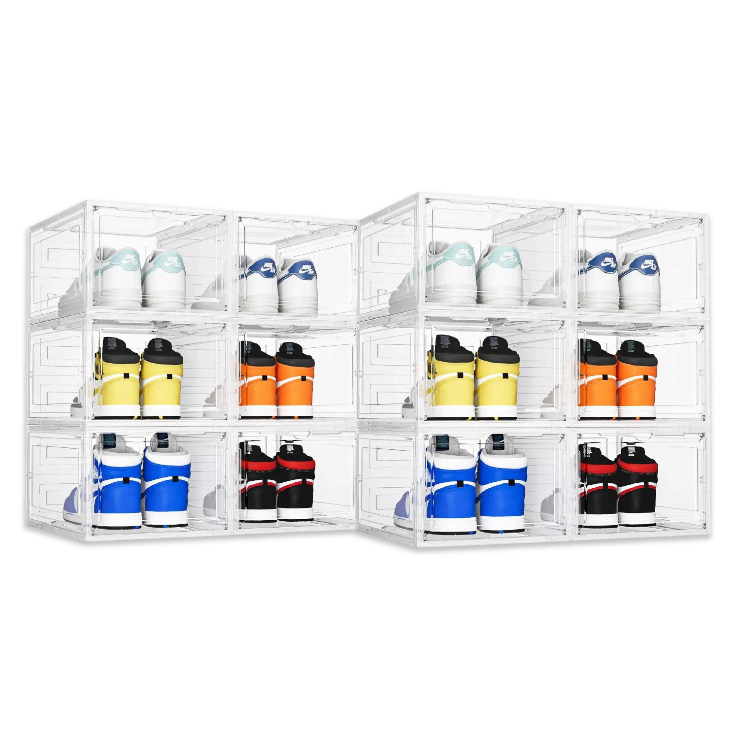 Clear Multi Bins | Shoe Sneakers Organizer