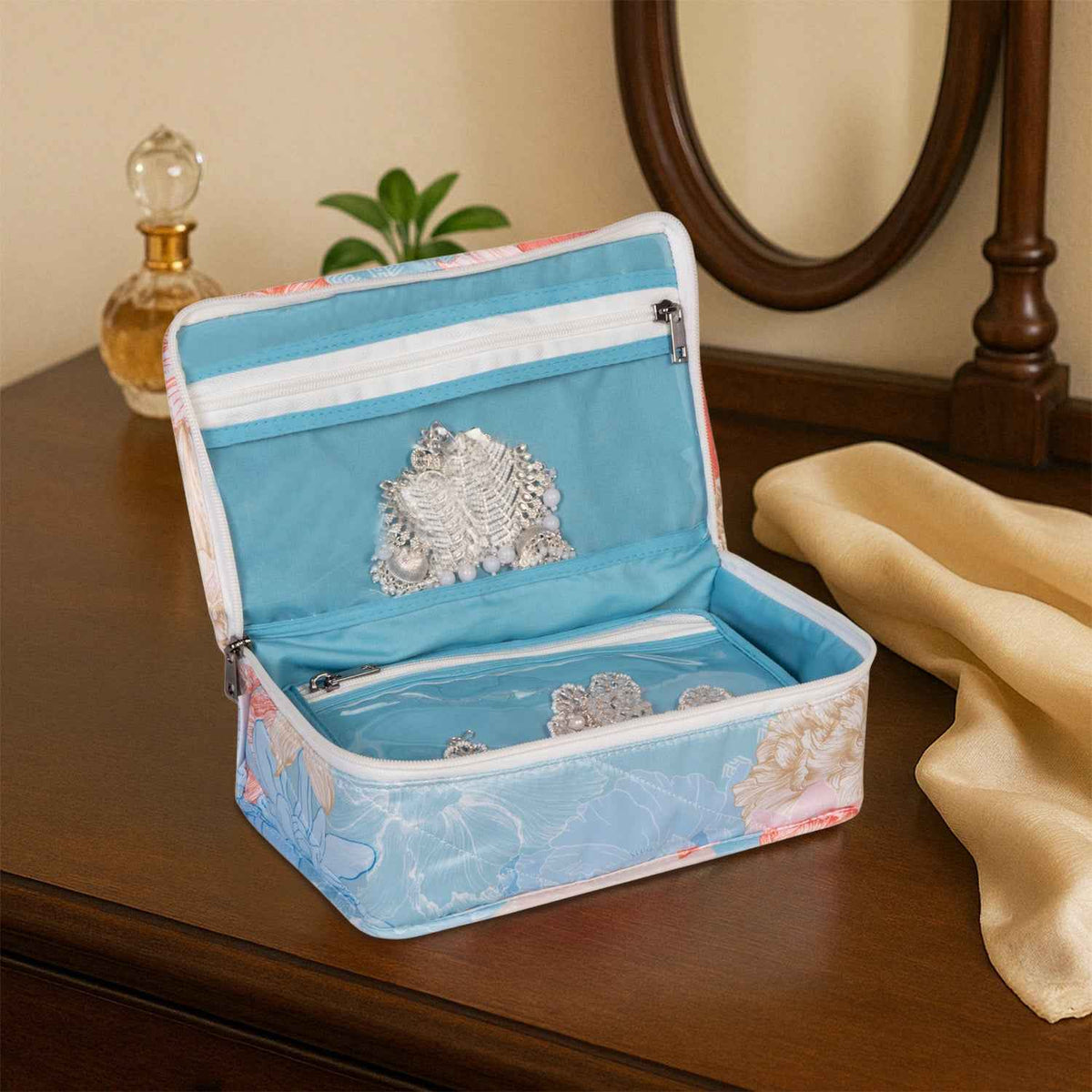 Gulmohar Jewellery Pouch