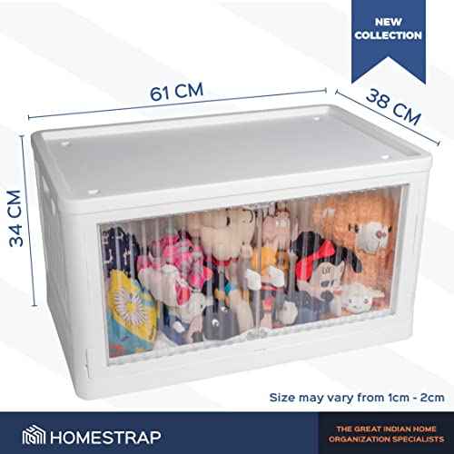 Rollin Stacker / Foldable Storage Box with Wheels (Large)