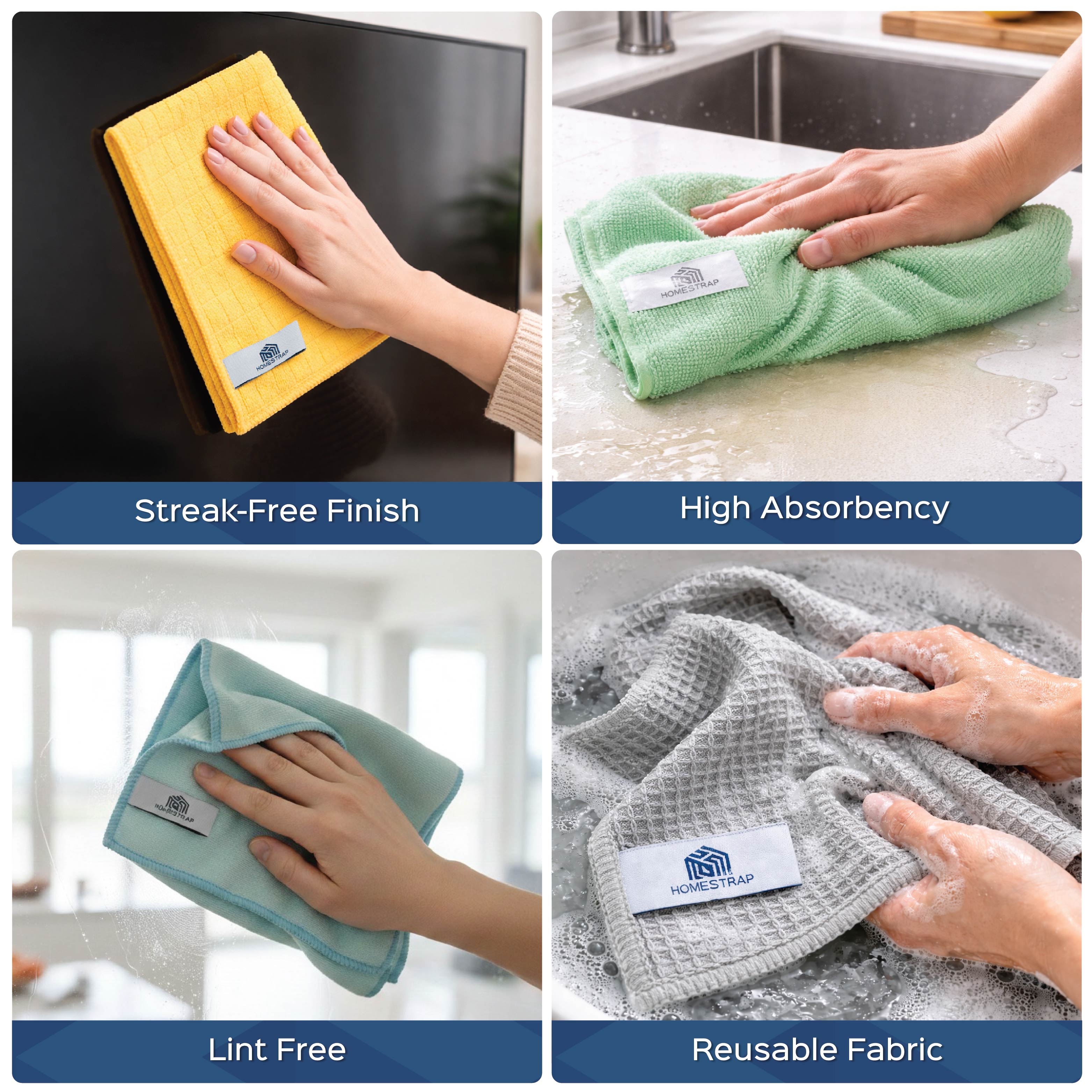 ProClean Microfiber Cloth Set of 2
