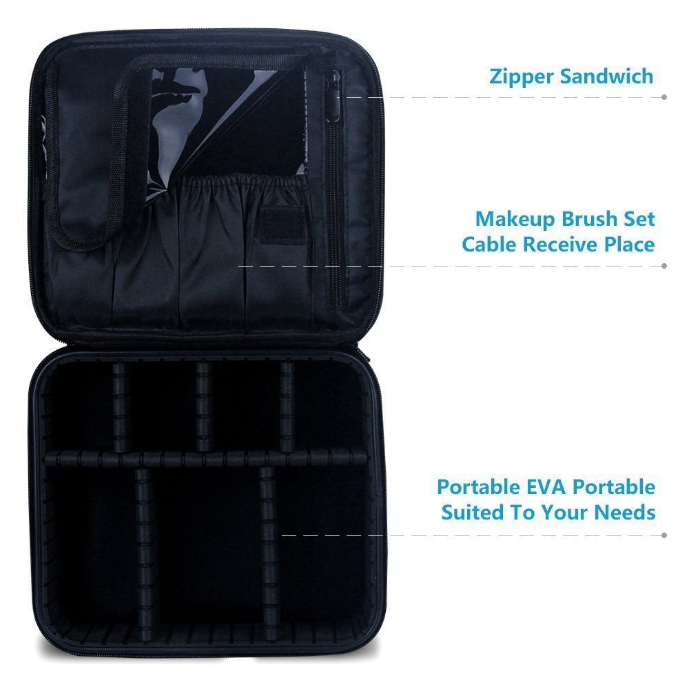 Glam Gear | Professional Portable Vanity Box | Travel Makeup Kit | Small