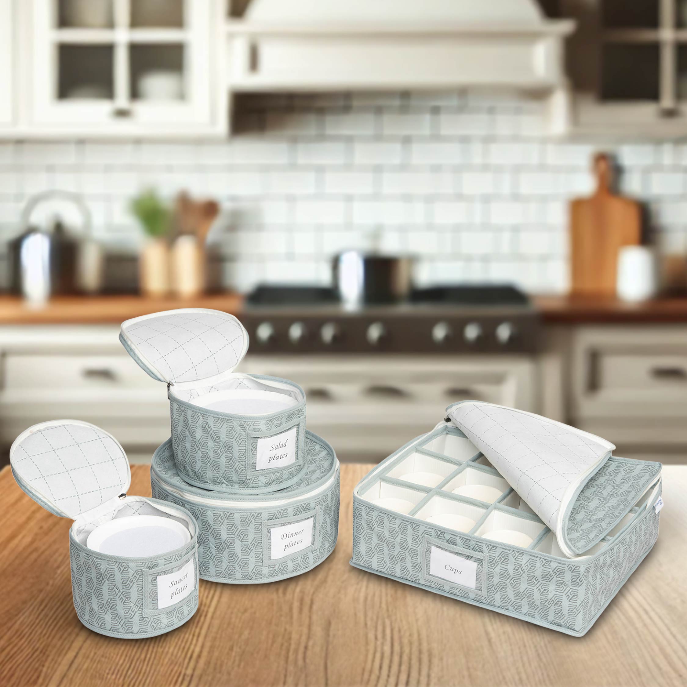 Dinnerware Storage Organizer Set