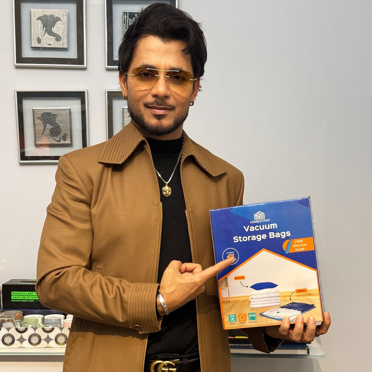 Vacuum Bag | Space Saver Compression Bags with Free Vacuum Pump