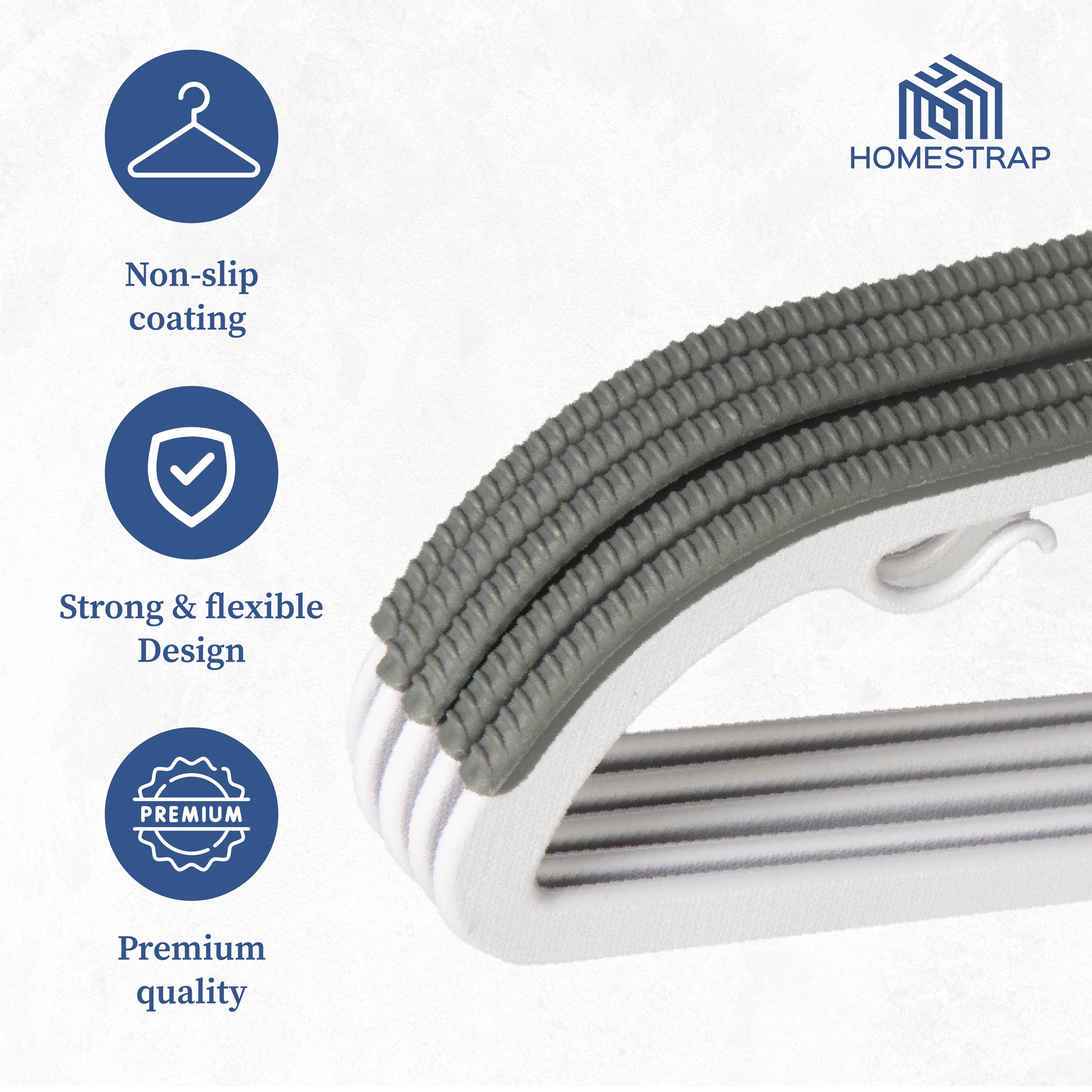 Anti-Slip S-Shaped Plastic Hanger