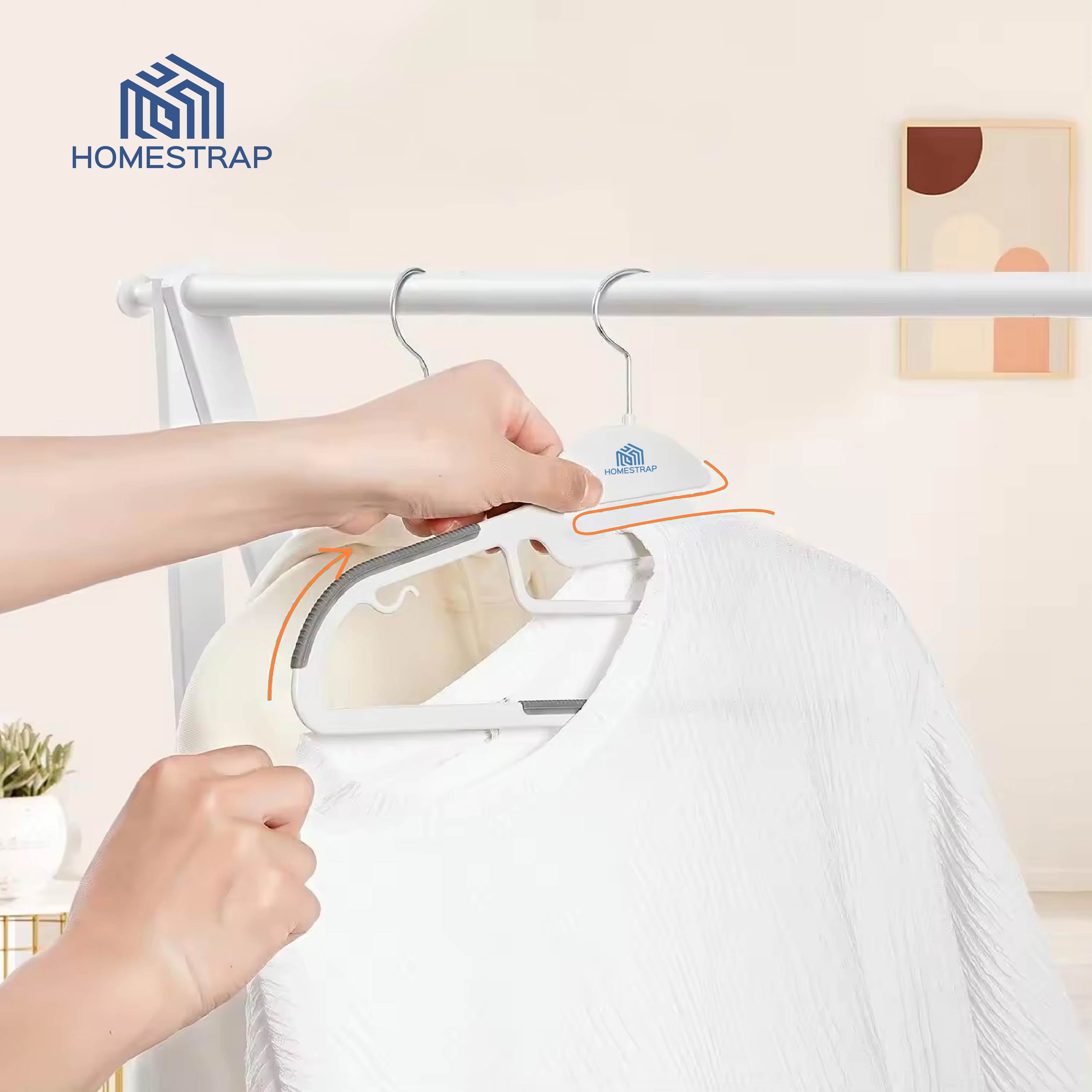 Anti-Slip S-Shaped Plastic Hanger
