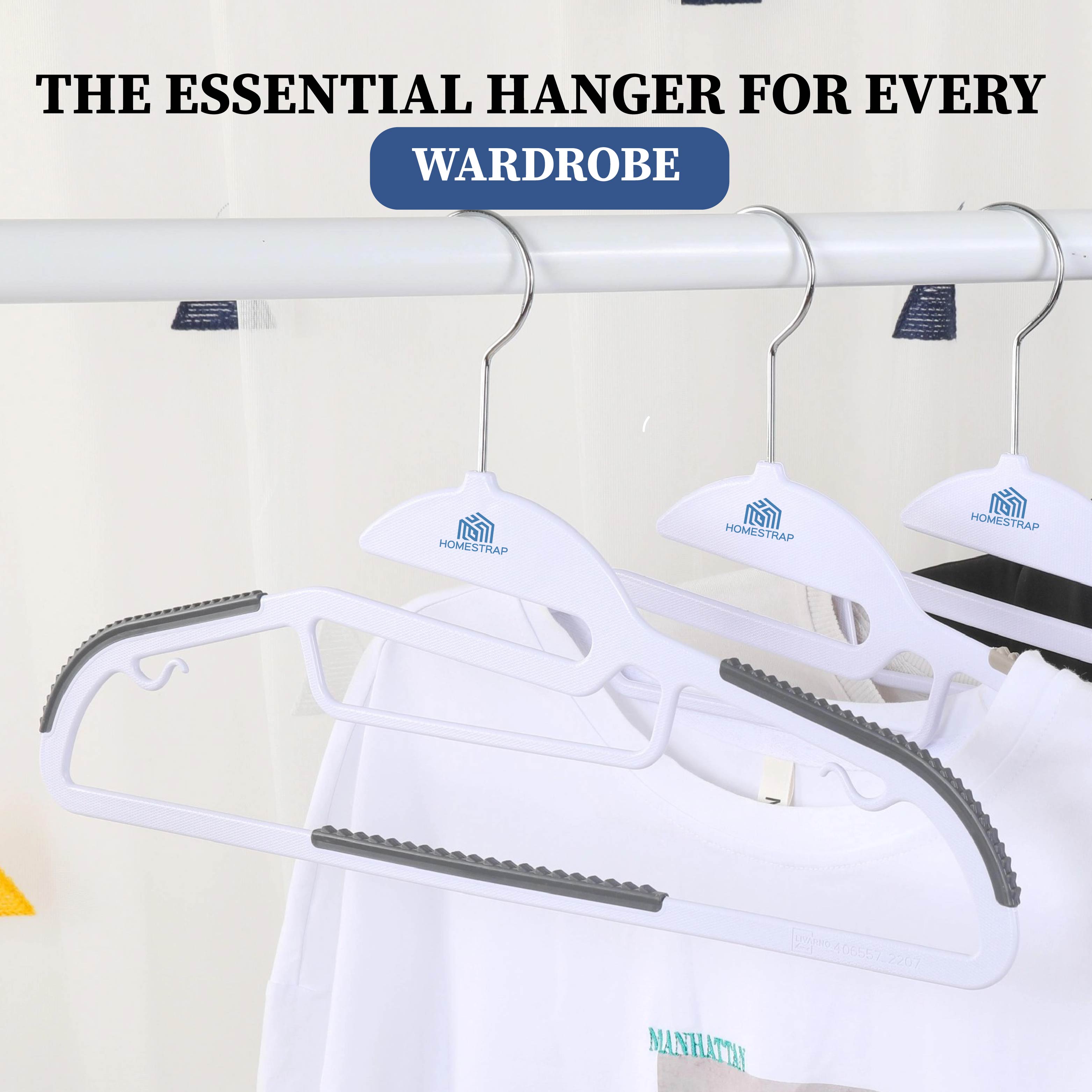 Anti-Slip S-Shaped Plastic Hanger