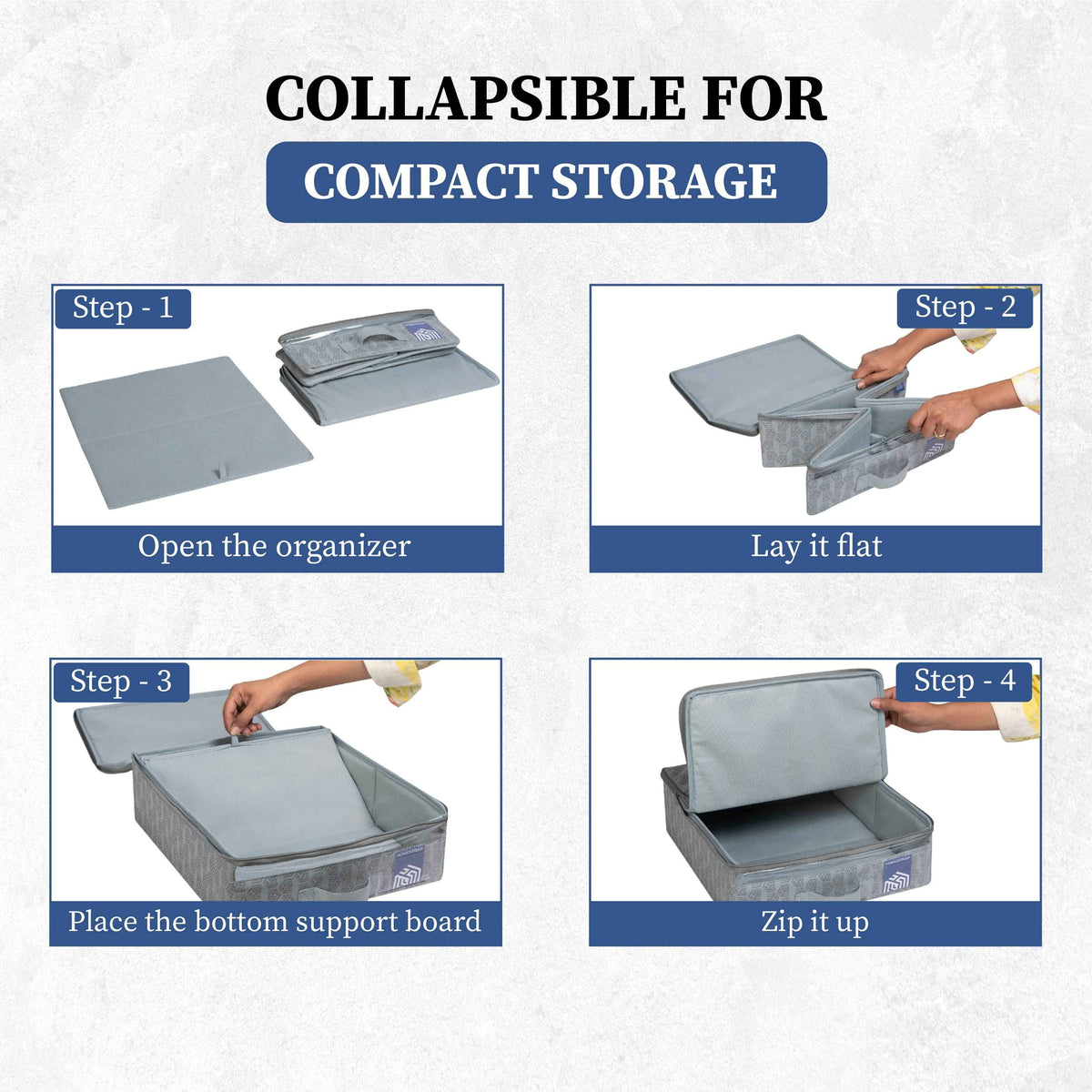 Foldable Non-Woven Bedsheet Organizer