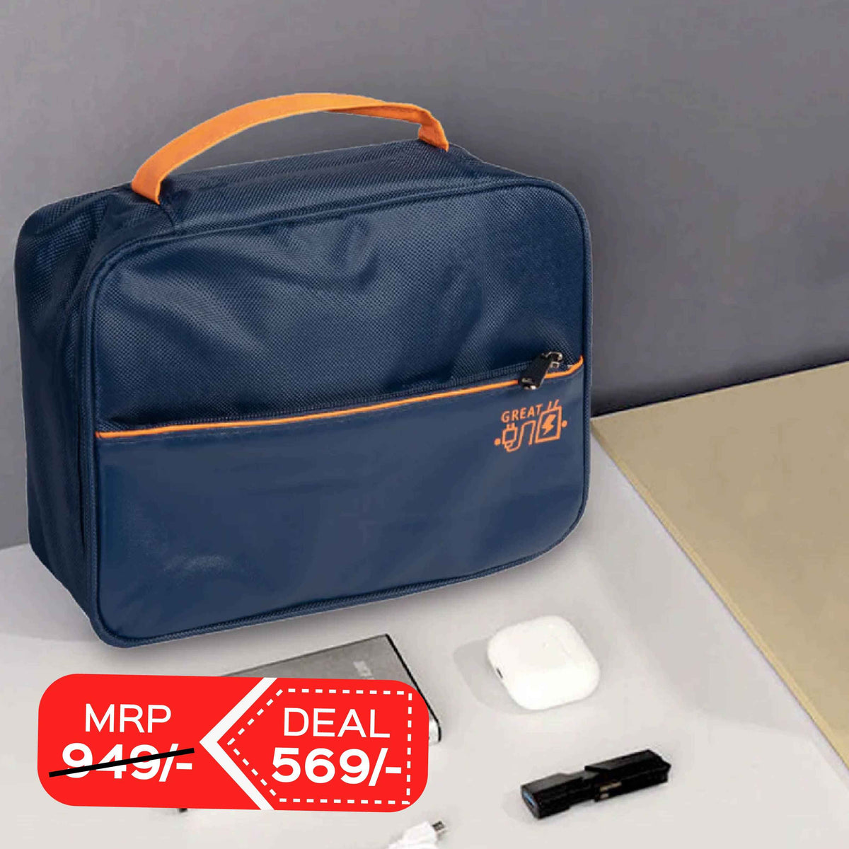 Tech Tote | Large Gadget & Accessories Organizer