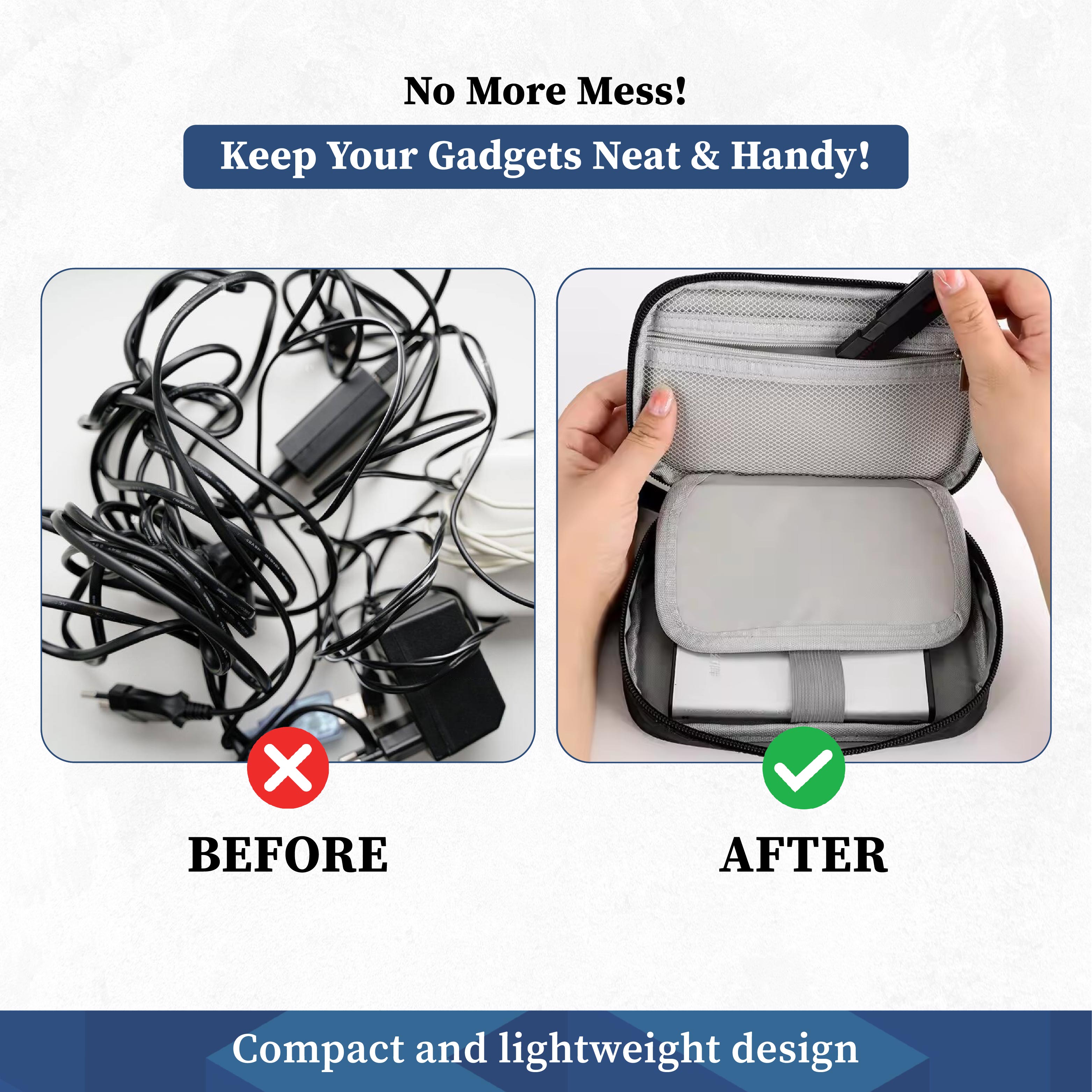 Digital Den | Small Gadget & Accessories Organizer