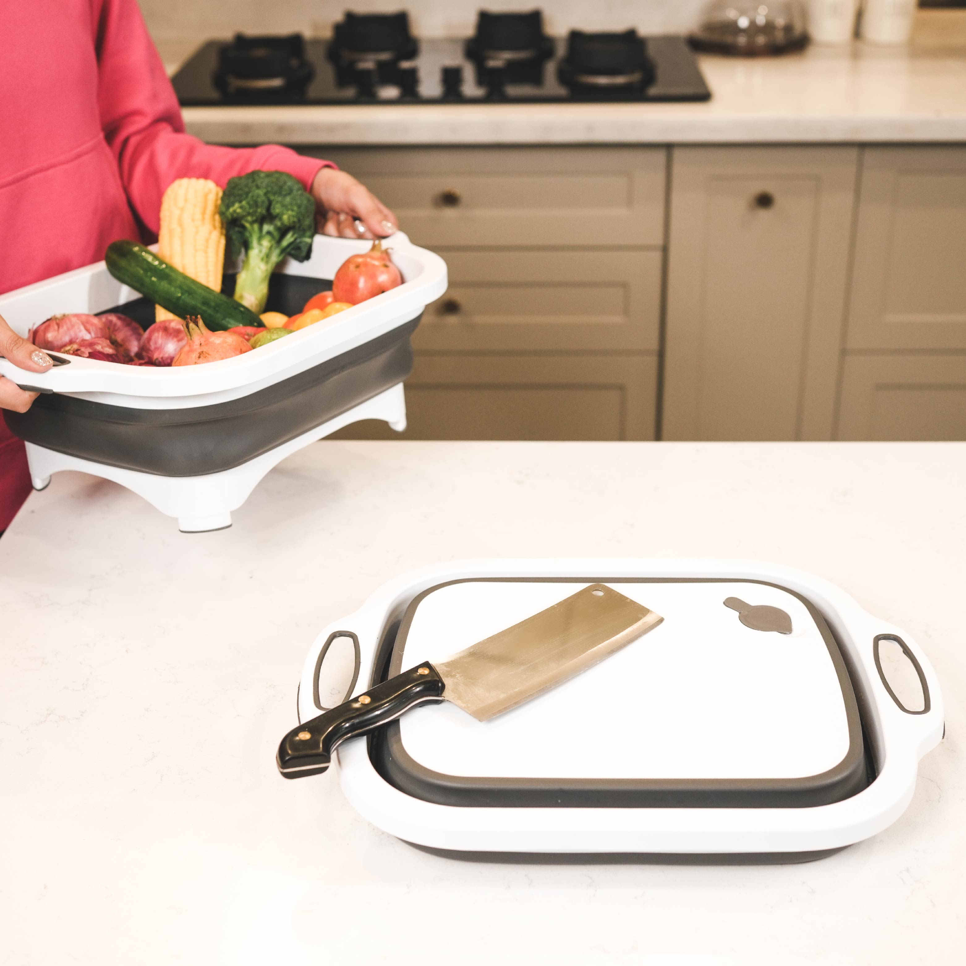 Chop n Store | 3 in 1 Kitchen Chopping Board