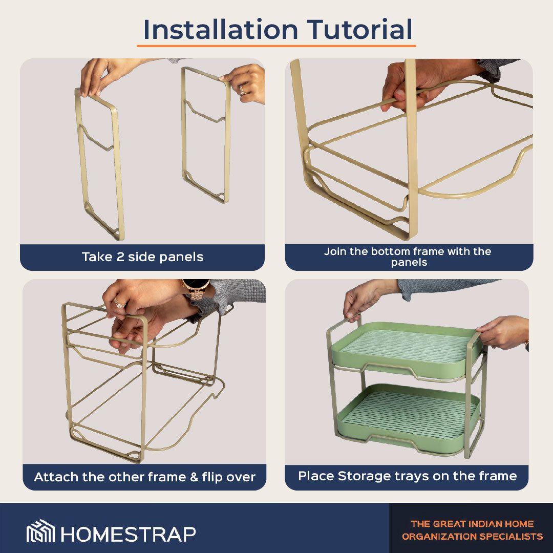 Double Decker Drainer | 2 Shelf Organizer
