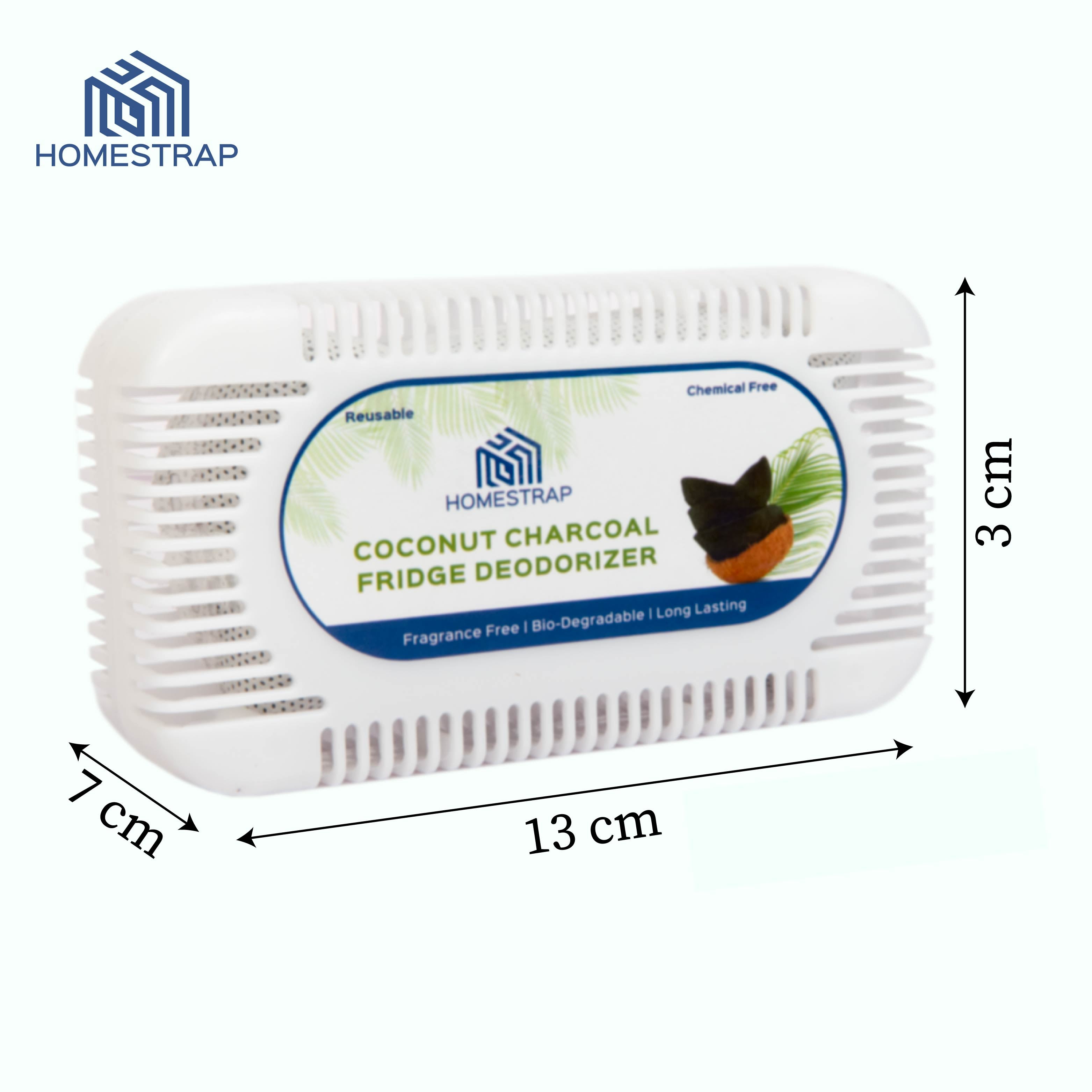 Coconut Charcoal Fridge Deodorizer 60 Gram | Natural Odor Absorber for your Refrigerator