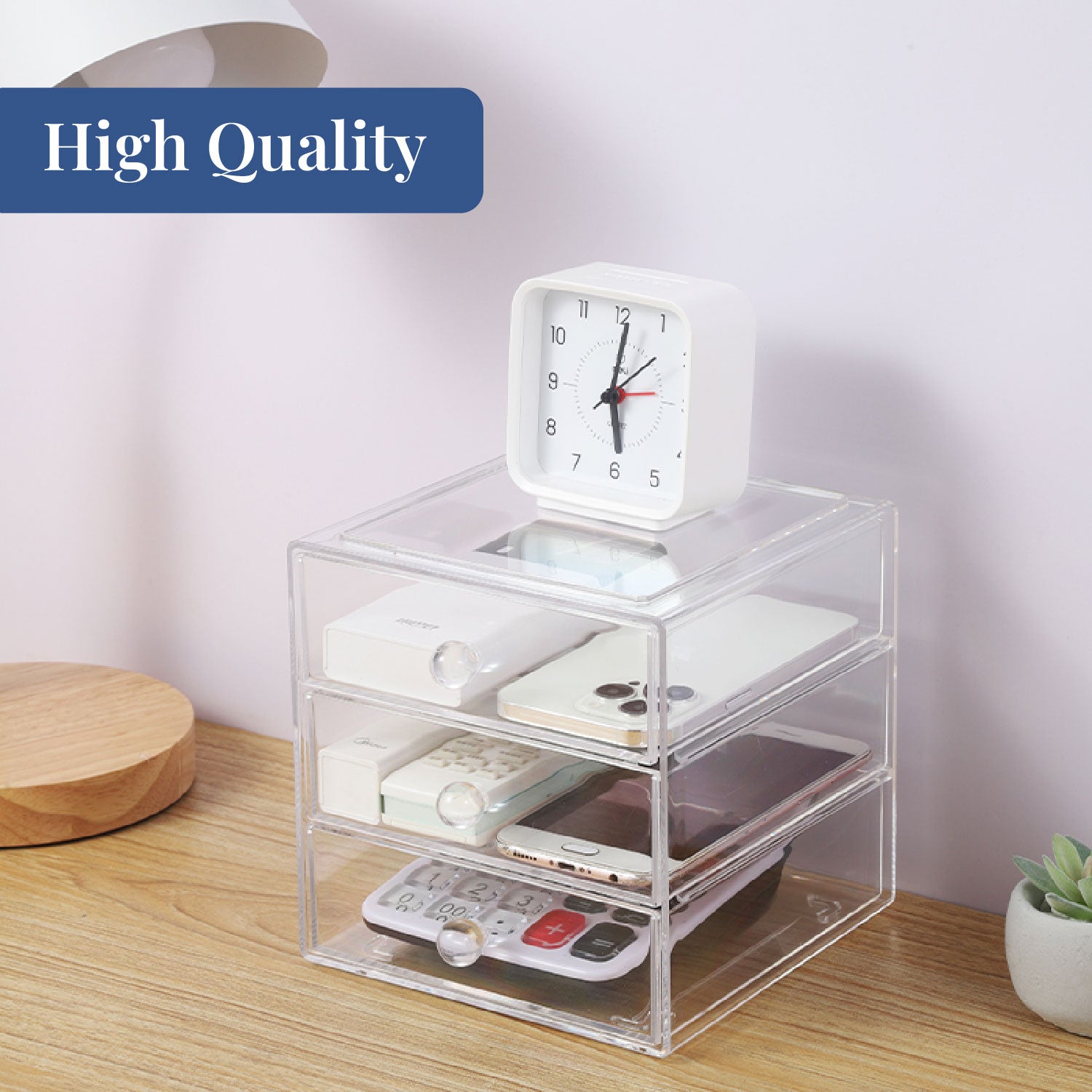 All in one organizer | 3-Tier Multipurpose Drawer Storage Organizer