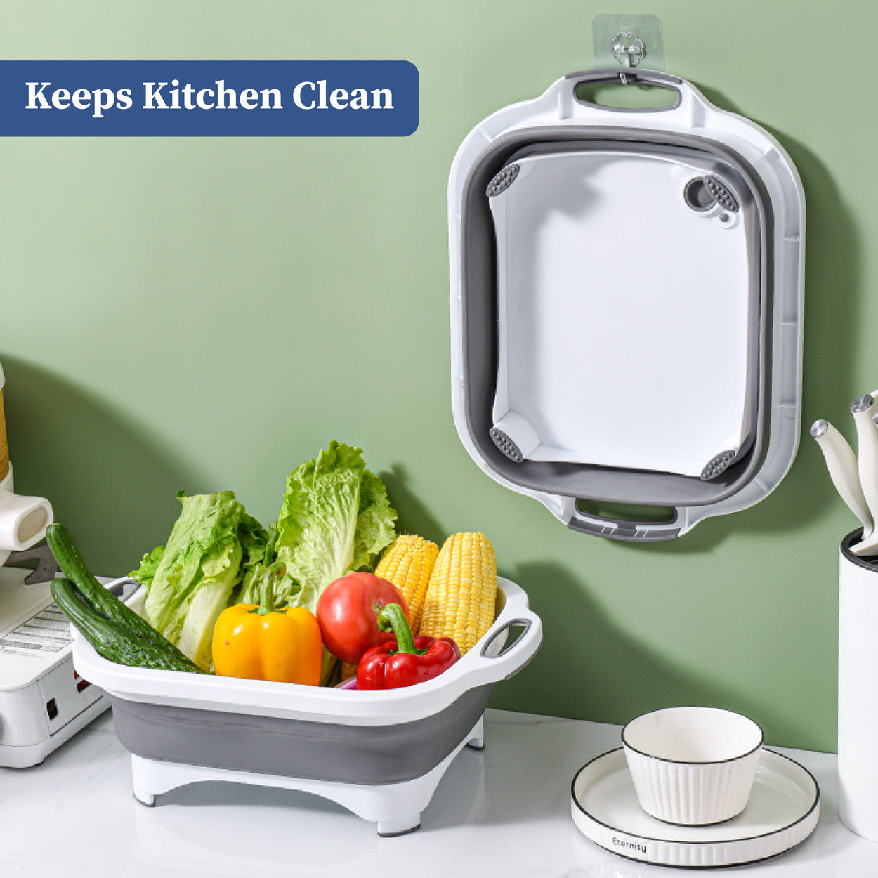 Chop n Store | 3 in 1 Kitchen Chopping Board