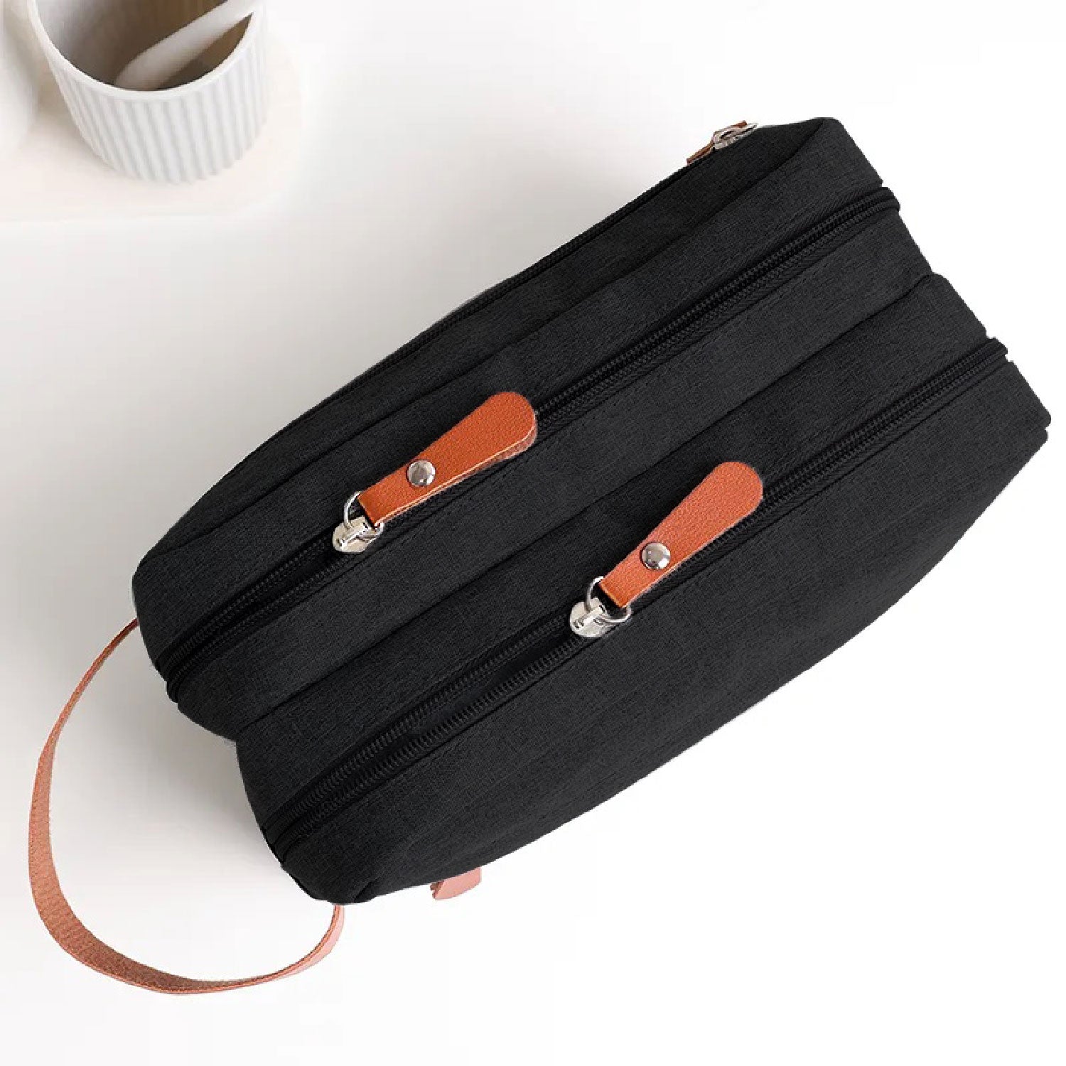 Clean Carry All | Travel Toiletry Organizer Bag, Shaving Pouch