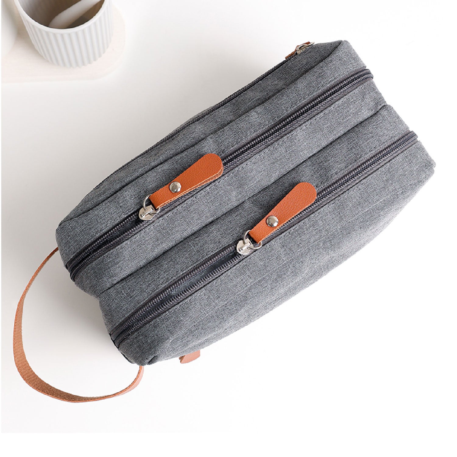 Clean Carry All | Travel Toiletry Organizer Bag, Shaving Pouch