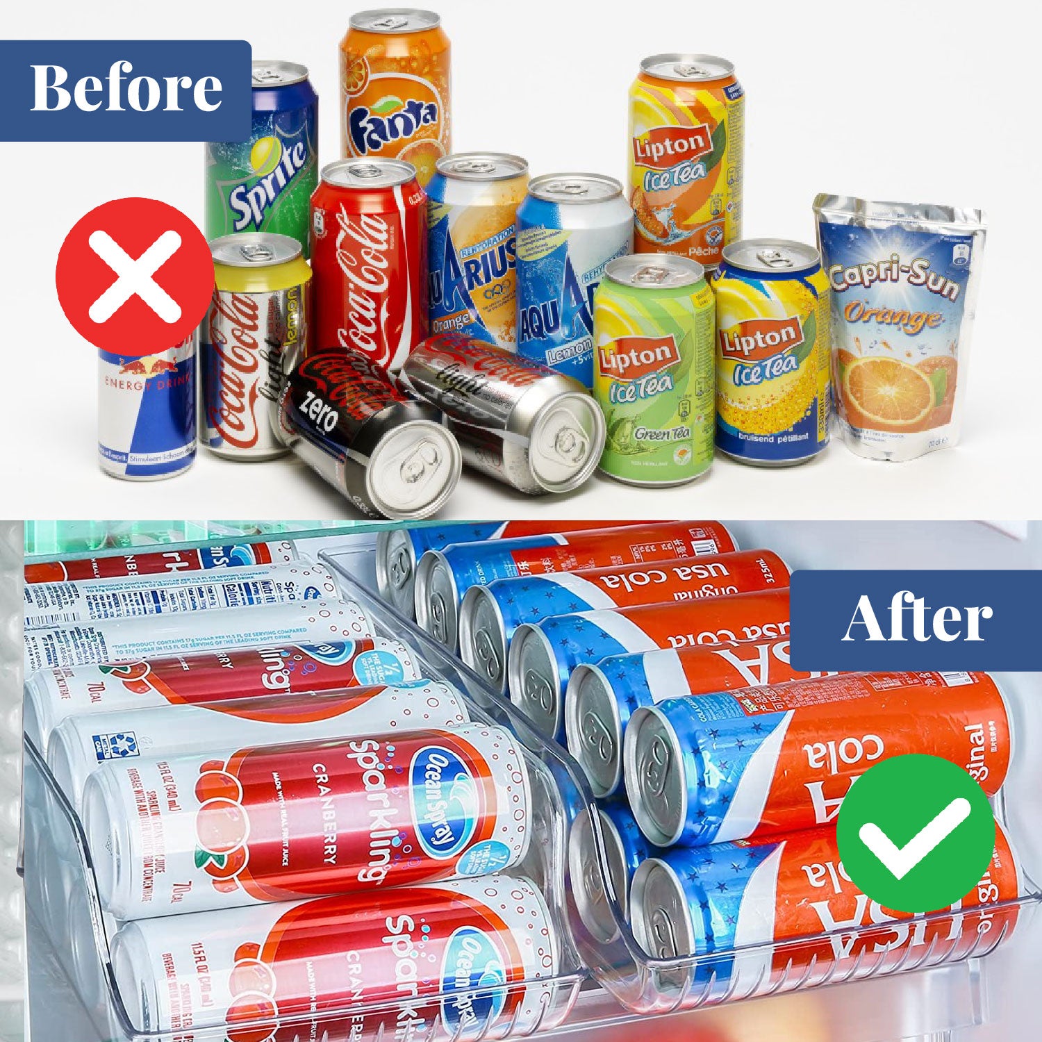 Cool Can | Soda Can Storage Organizer