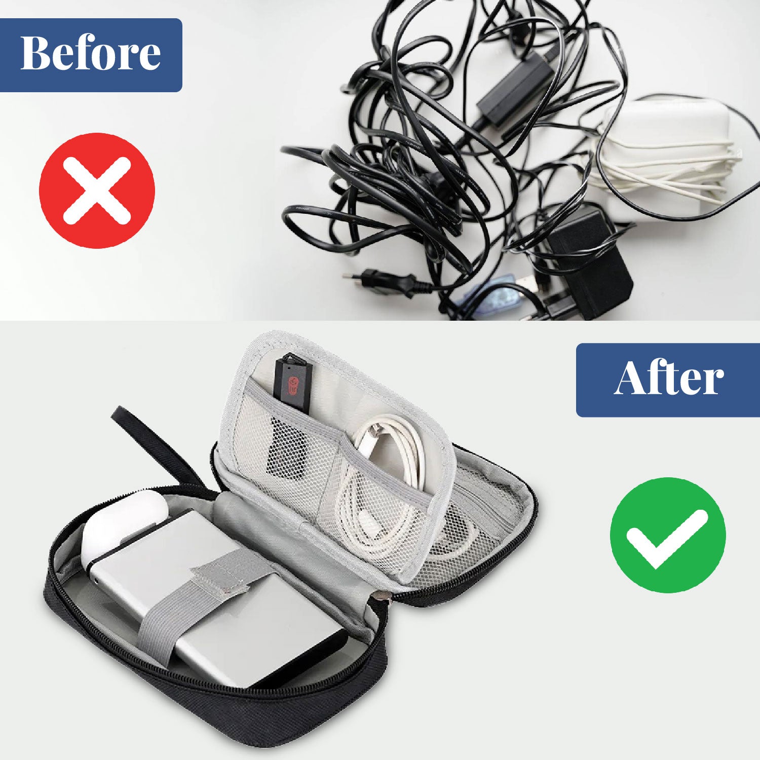 Digital Den | Gadgets Travel Storage Pouch