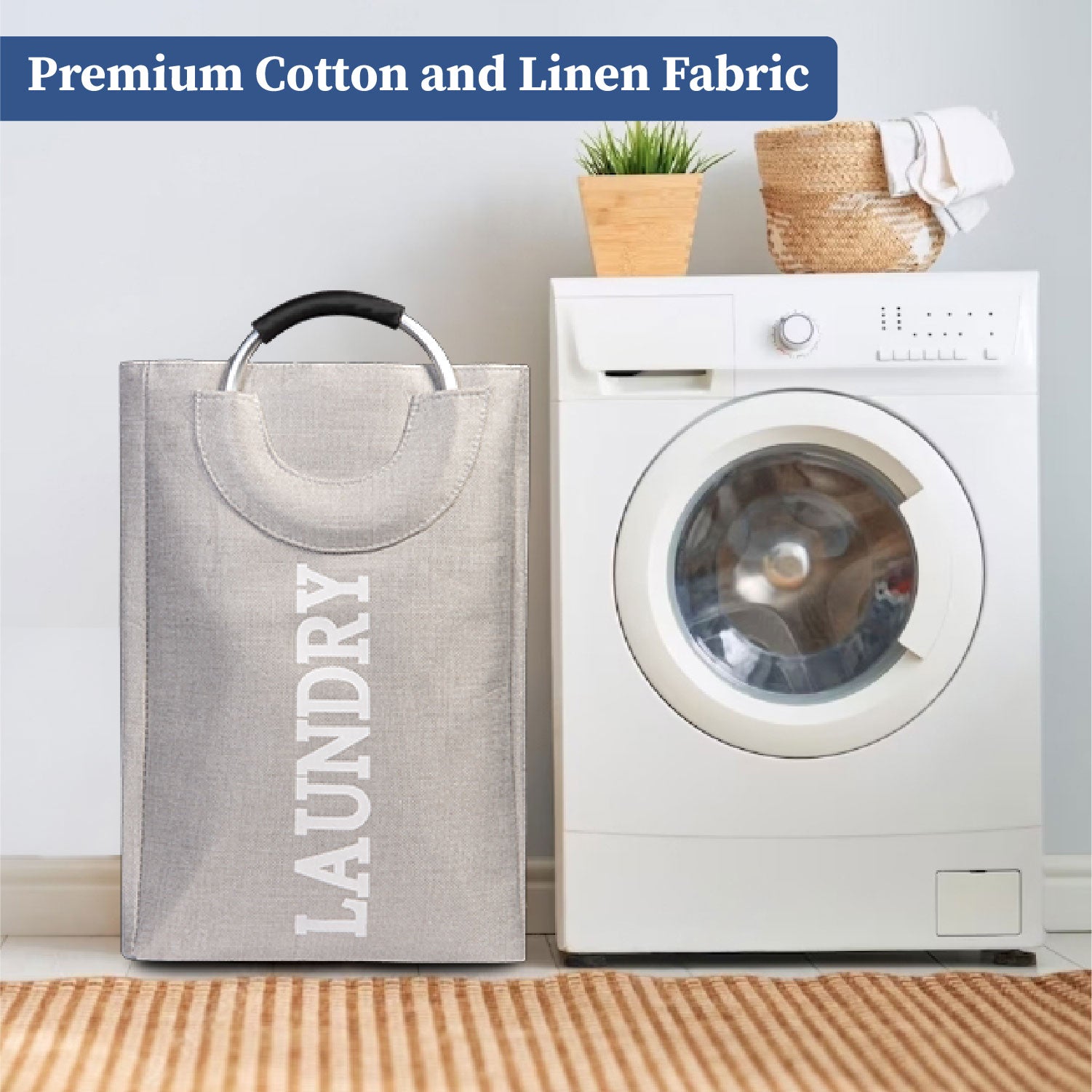 Hamper Helper | Foldable Laundry Bag with Handle