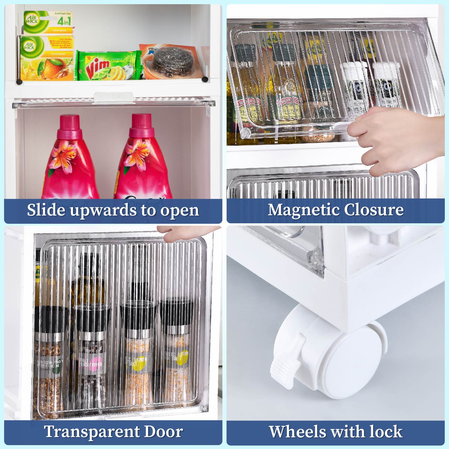 Multi Magic Cupboard | Foldable Cupboard with Wheels