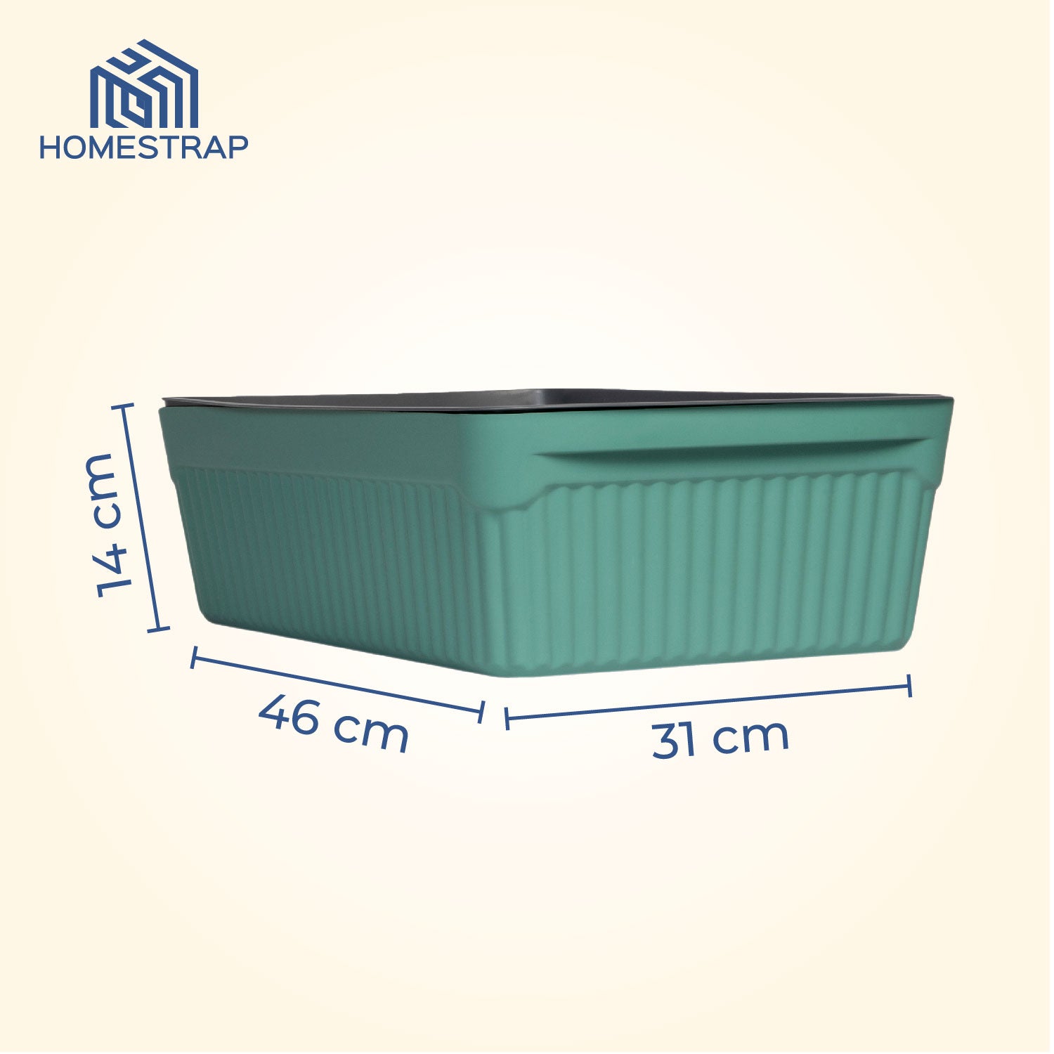 Tidy tub | Multipurpose Plastic Storage Baskets With Lid