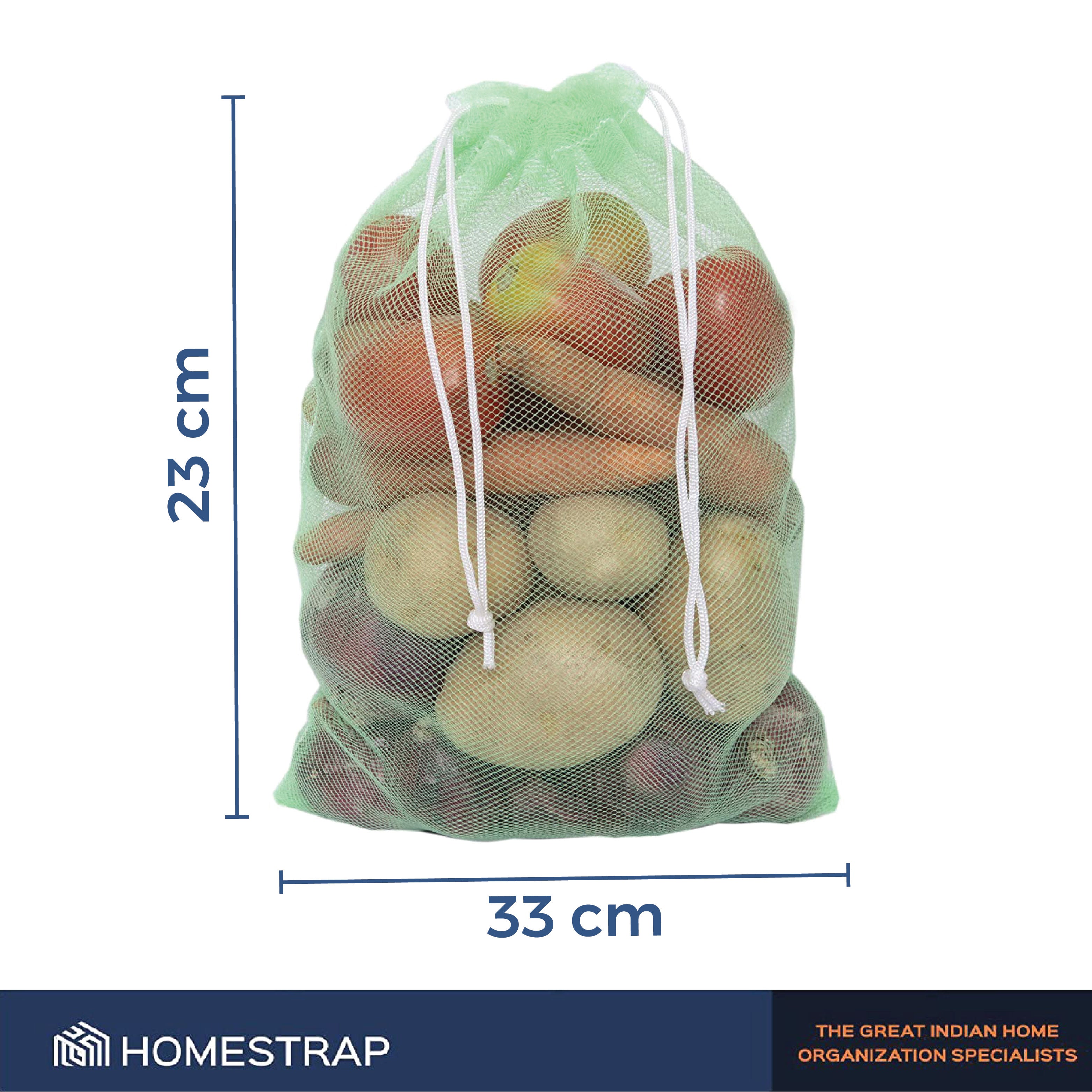 Tidy kitchen Combo: Storage Basket and 12 Veggie Bags