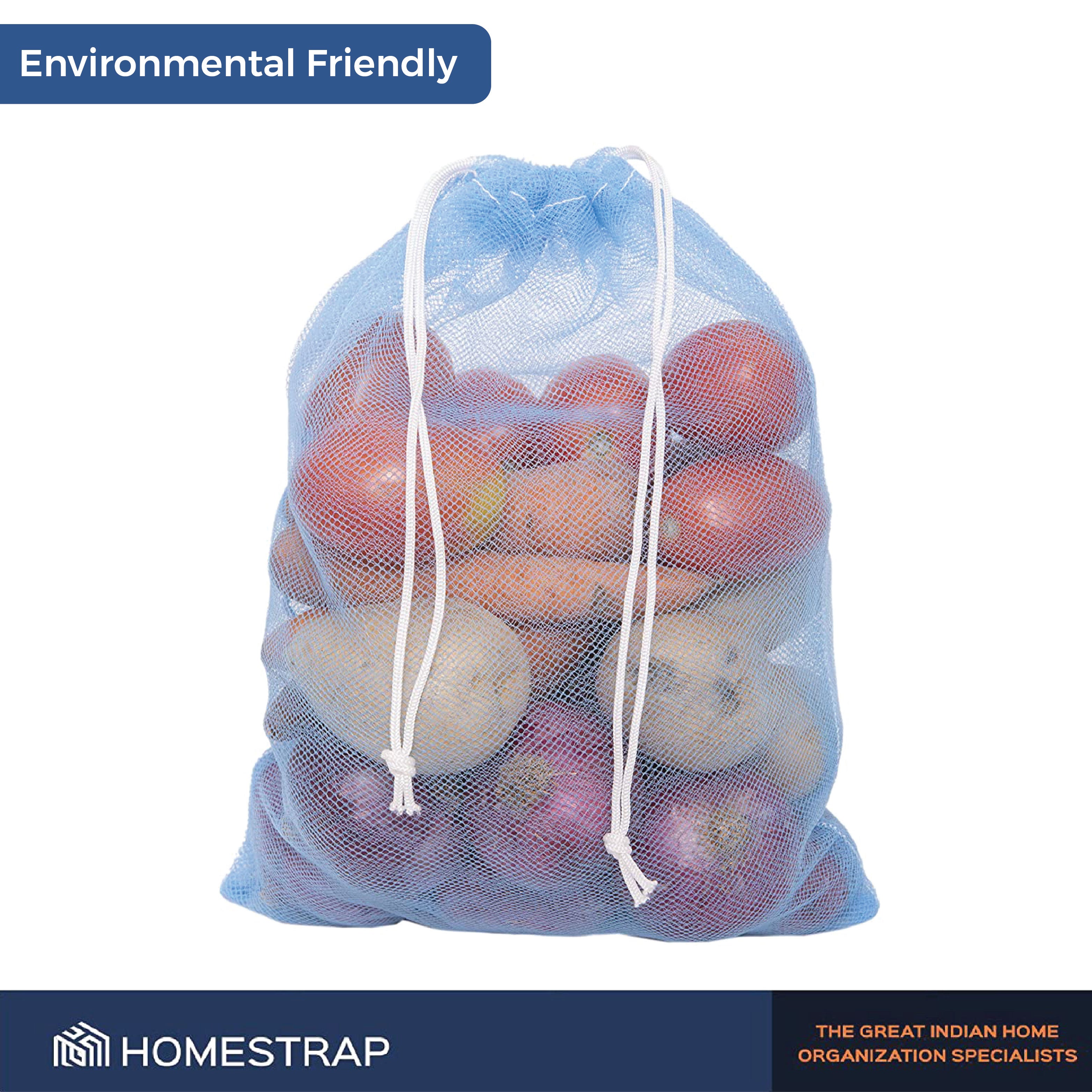 Tidy kitchen Combo: Storage Basket and 12 Veggie Bags