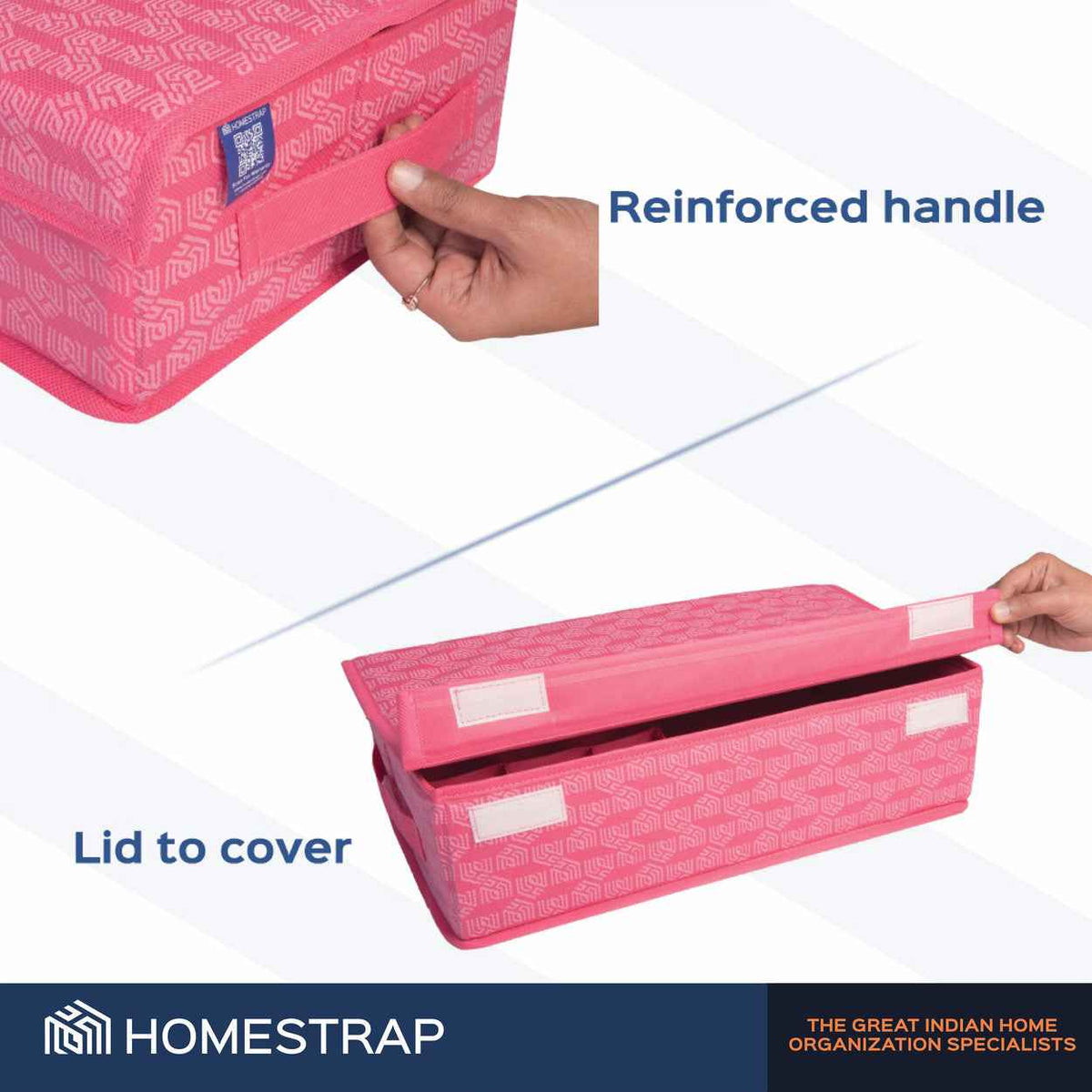Undergarment Organizer with Lid Closure