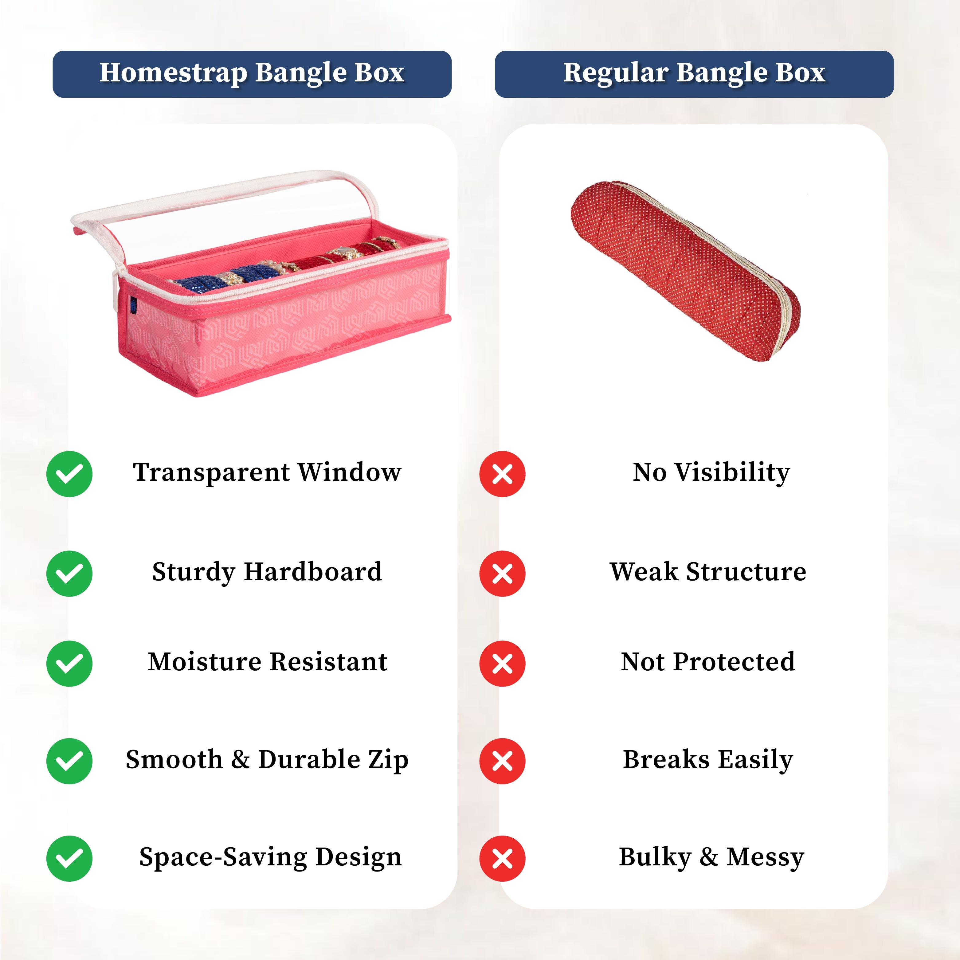 Non-Woven Single Rod Bangle Box