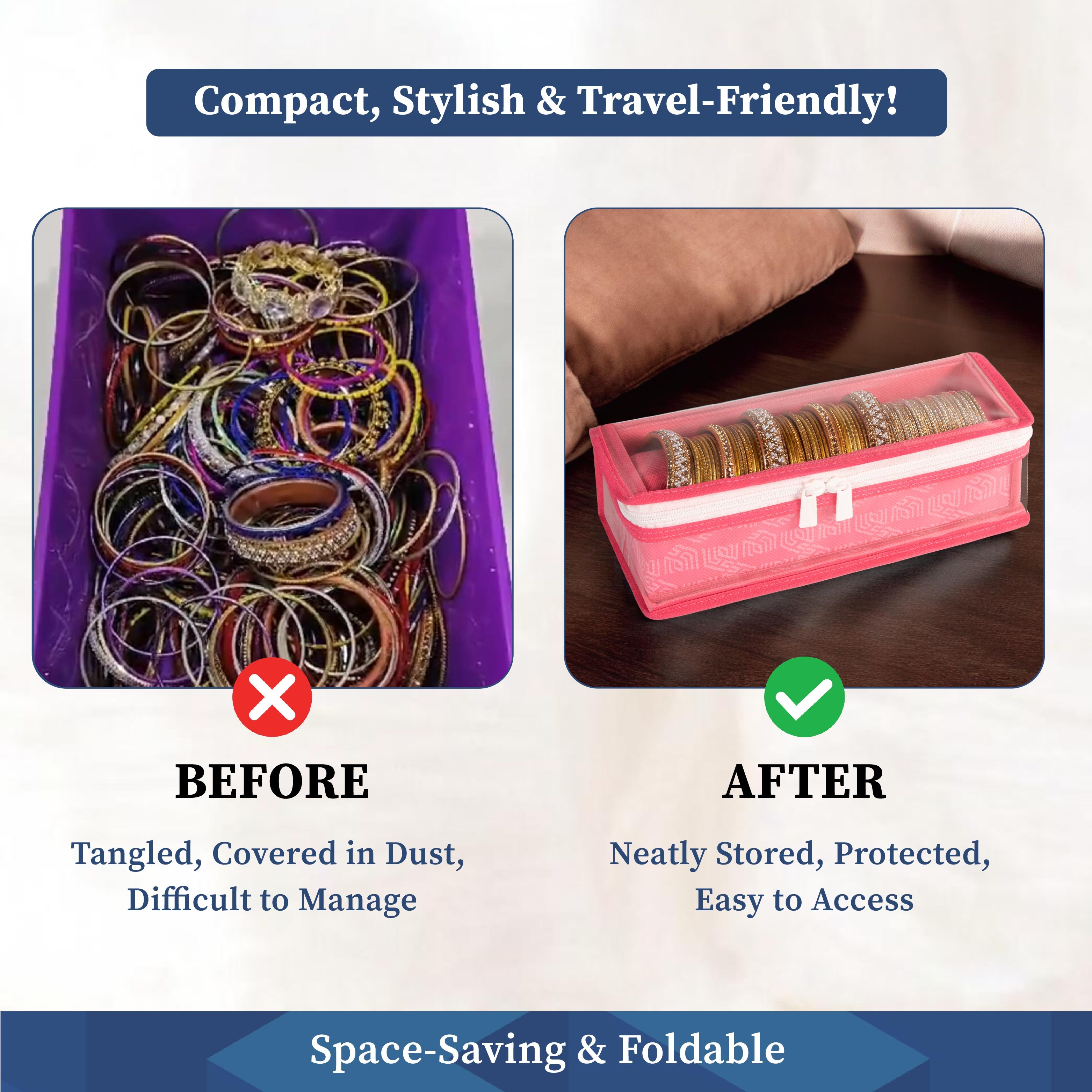 Non-Woven Single Rod Bangle Box