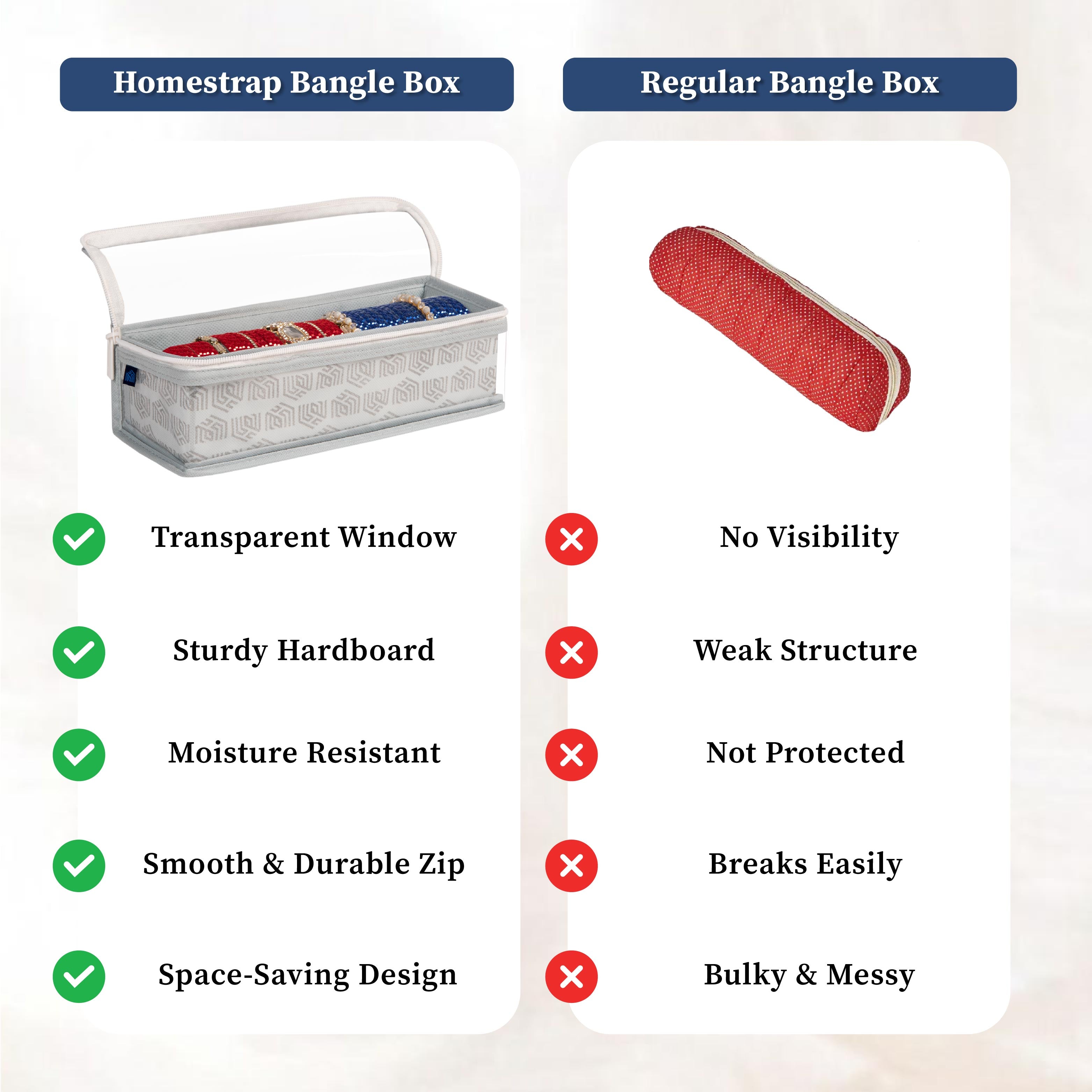 Non-Woven Single Rod Bangle Box