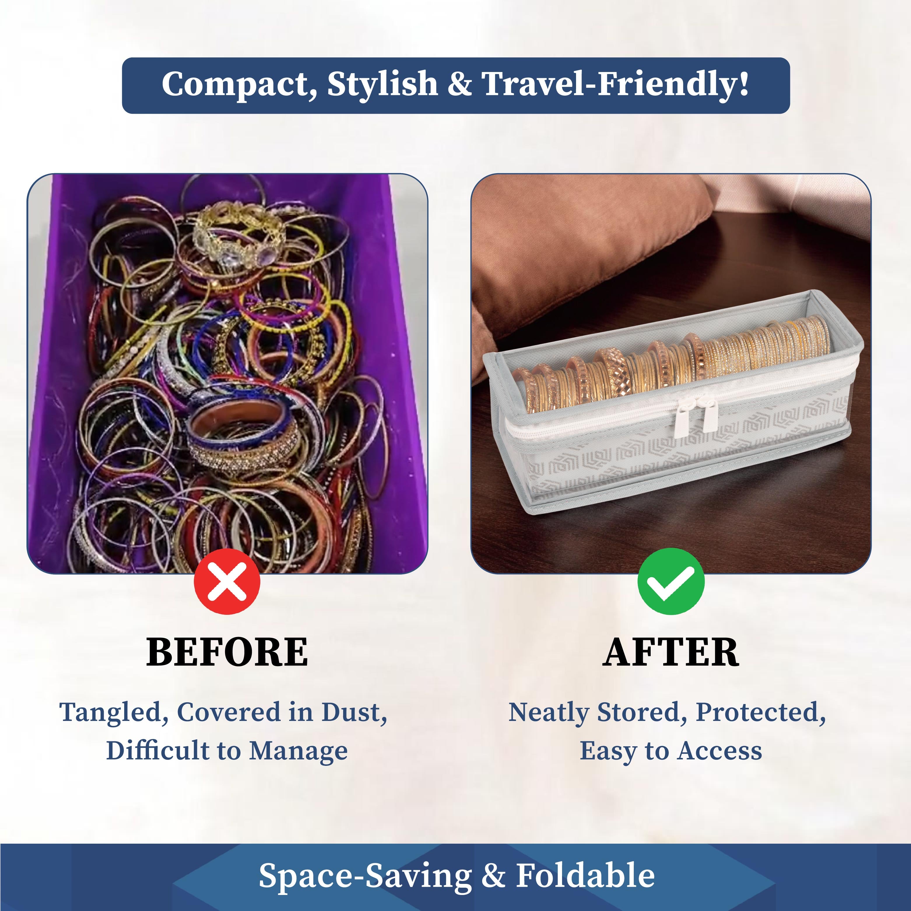 Non-Woven Single Rod Bangle Box