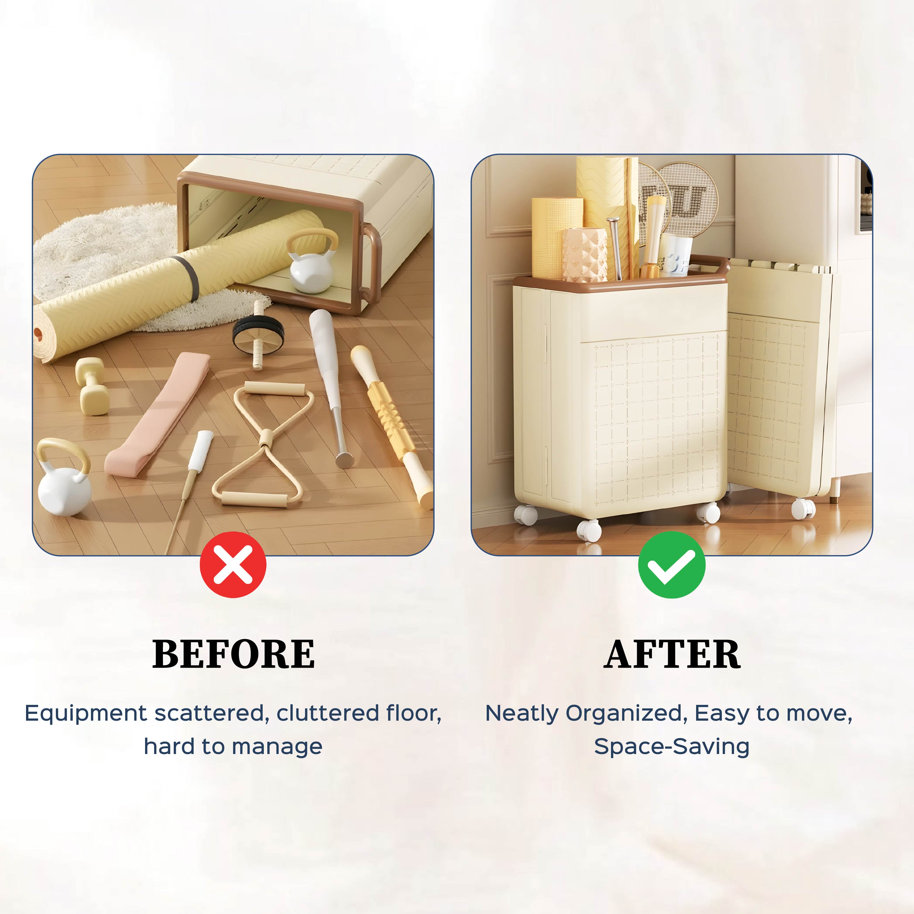 Heavy-Duty Rolling Basket