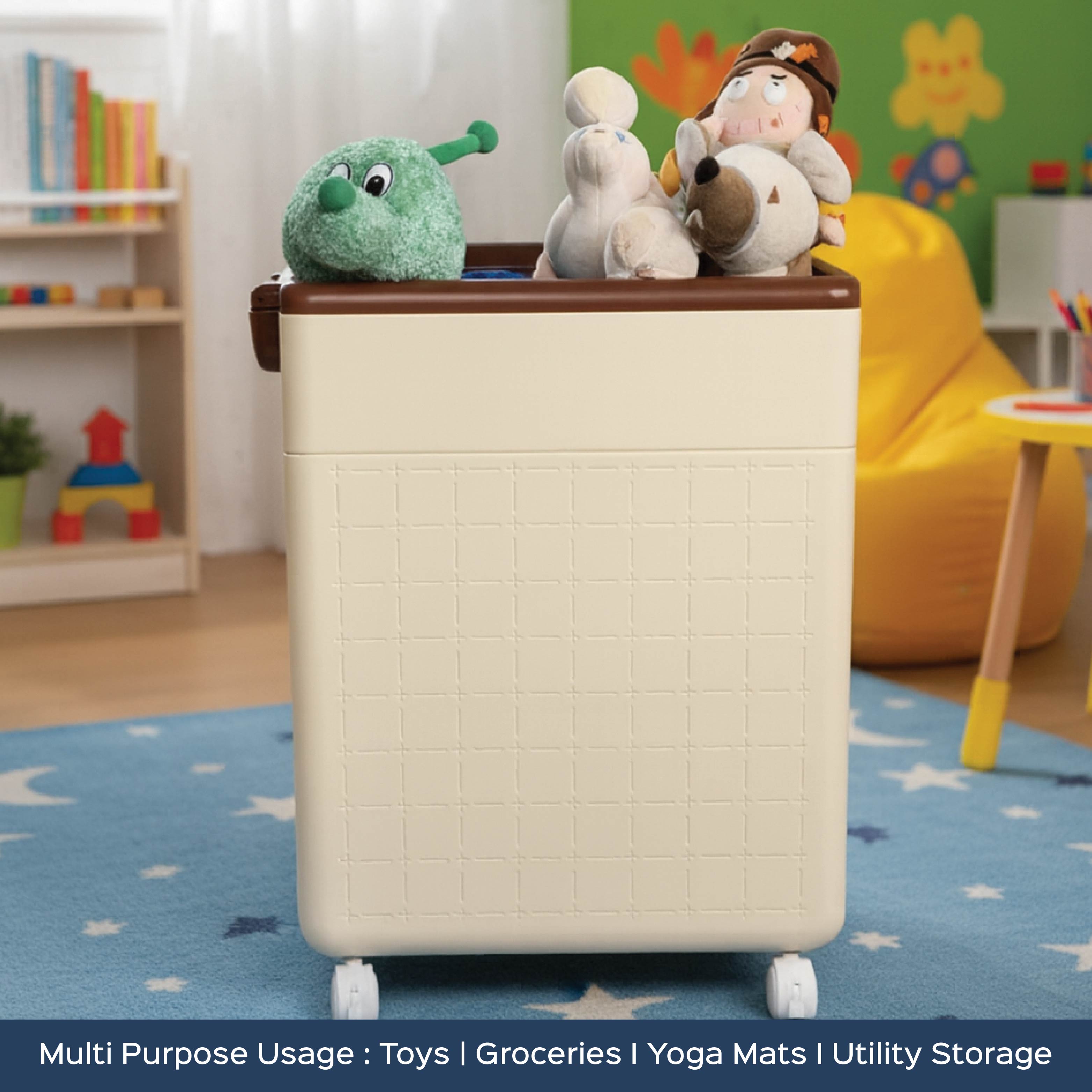 Heavy-Duty Rolling Basket