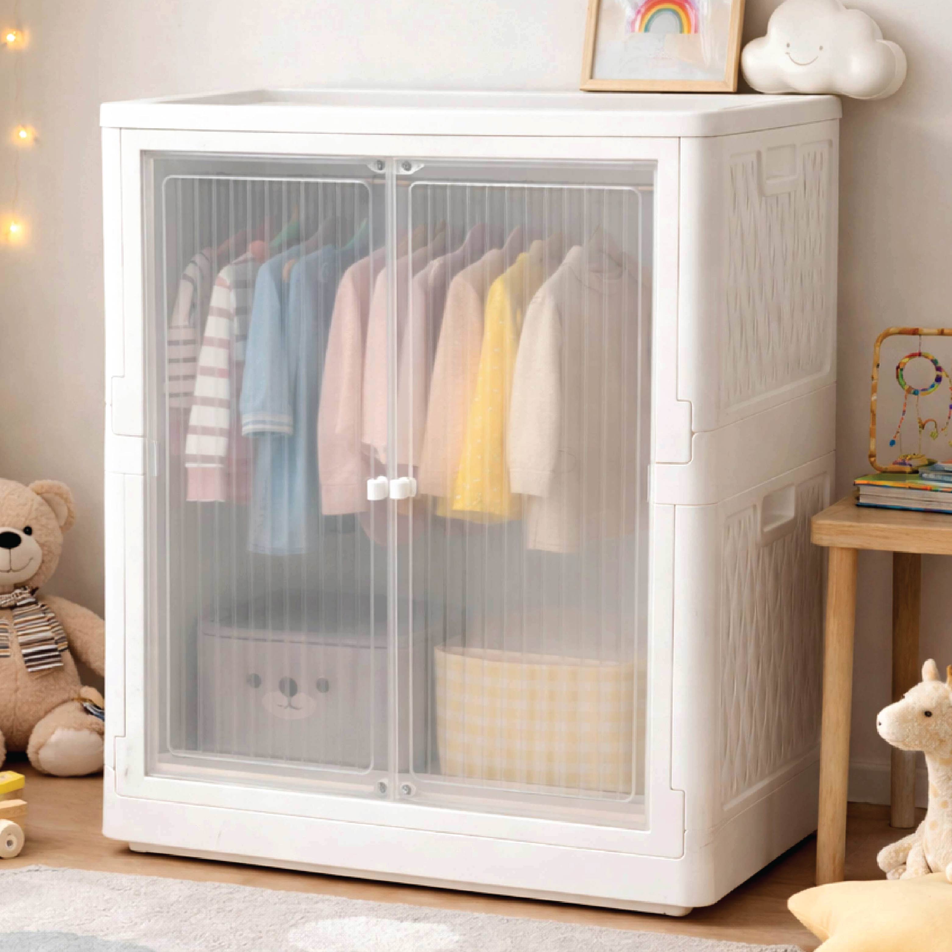 Foldable Plastic Wardrobe for Clothes