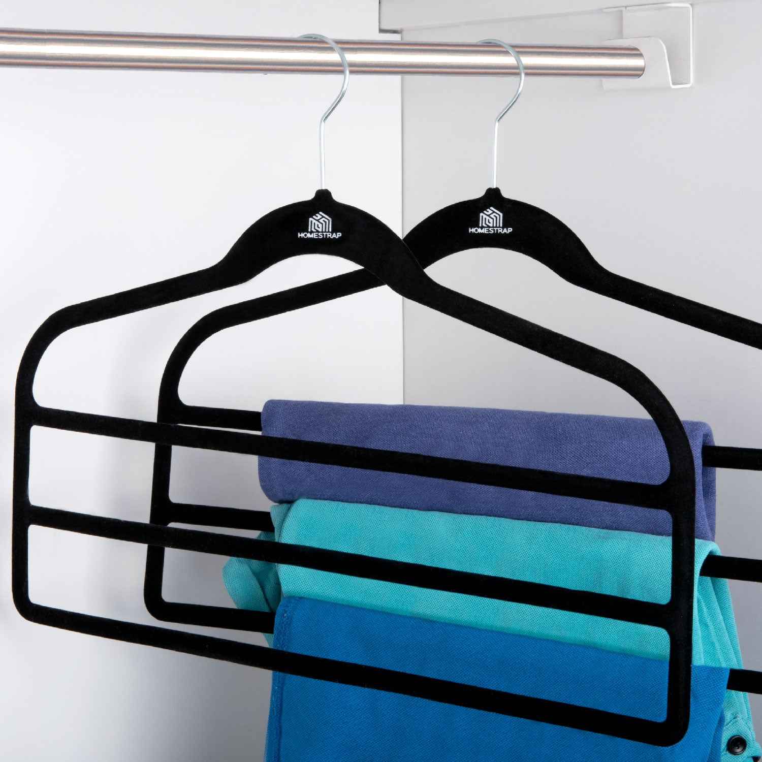 Velvet Multi Layered Hanger | 3 Layer Velvet Hanger(Set of 2)