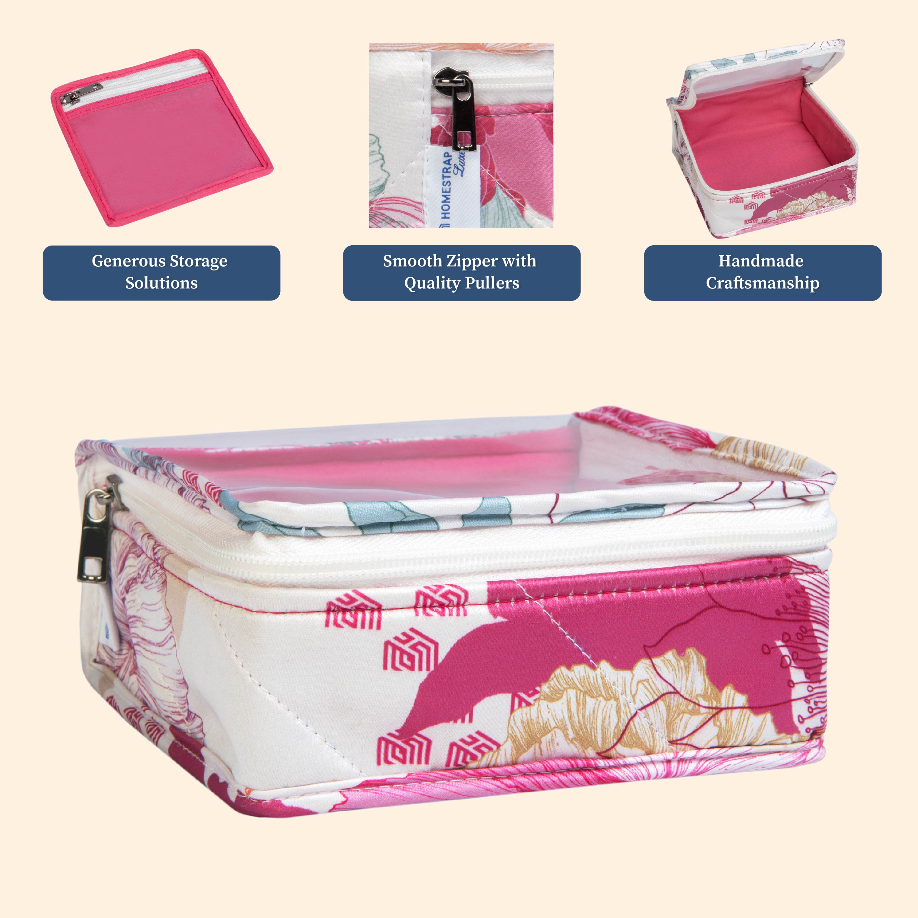 Gulmohar Choker Organizer|Pack of 2