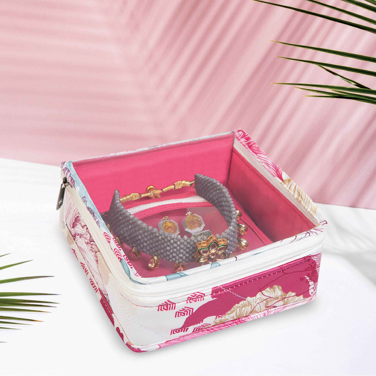 Gulmohar Choker Organizer|Pack of 2