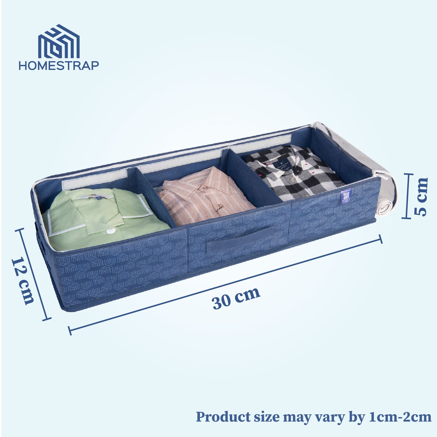 6 Section Underbed Shoe Organizer | Foldable