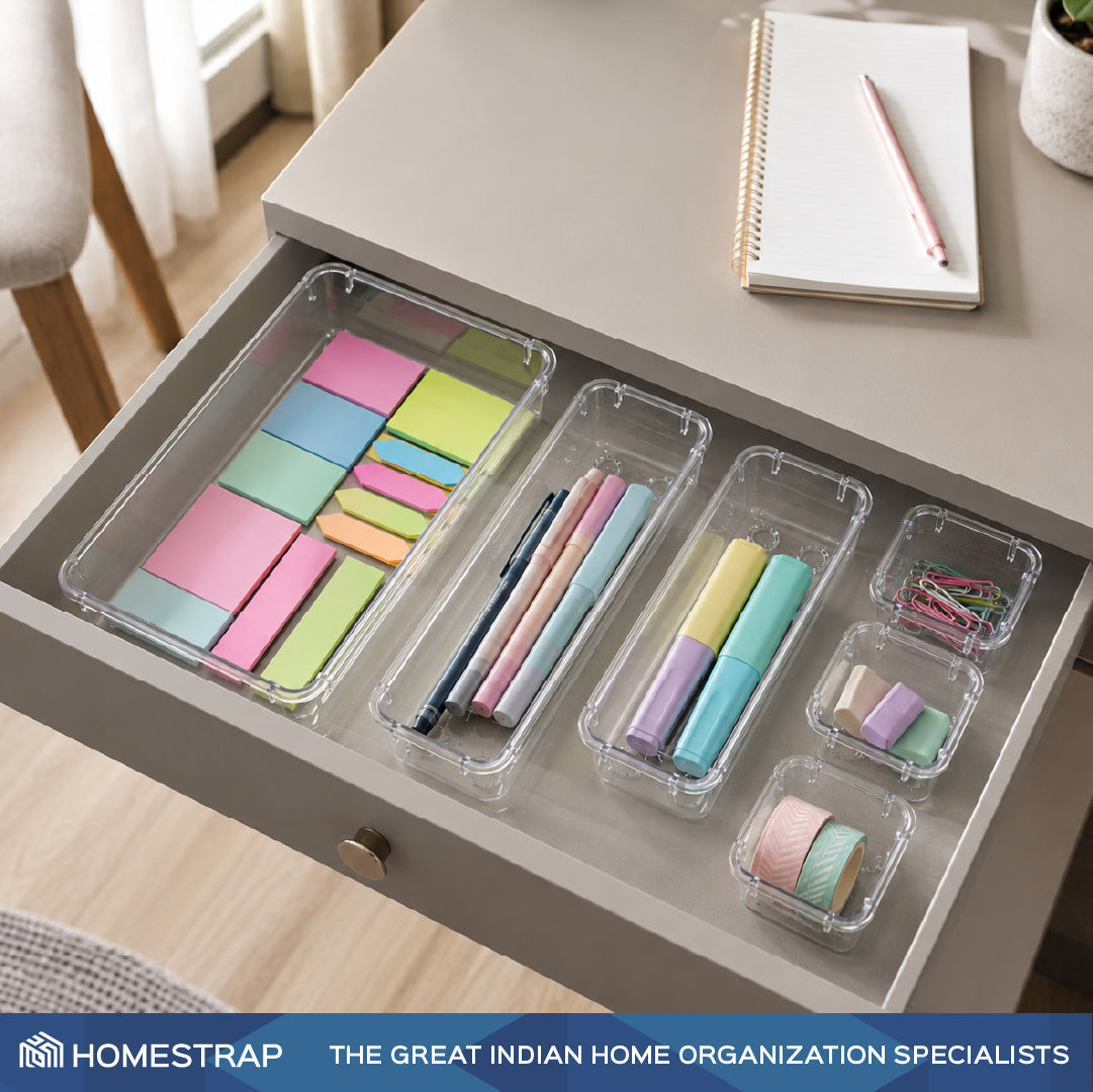 Acrylic Drawer Organizer Set of 20 - Homestrap