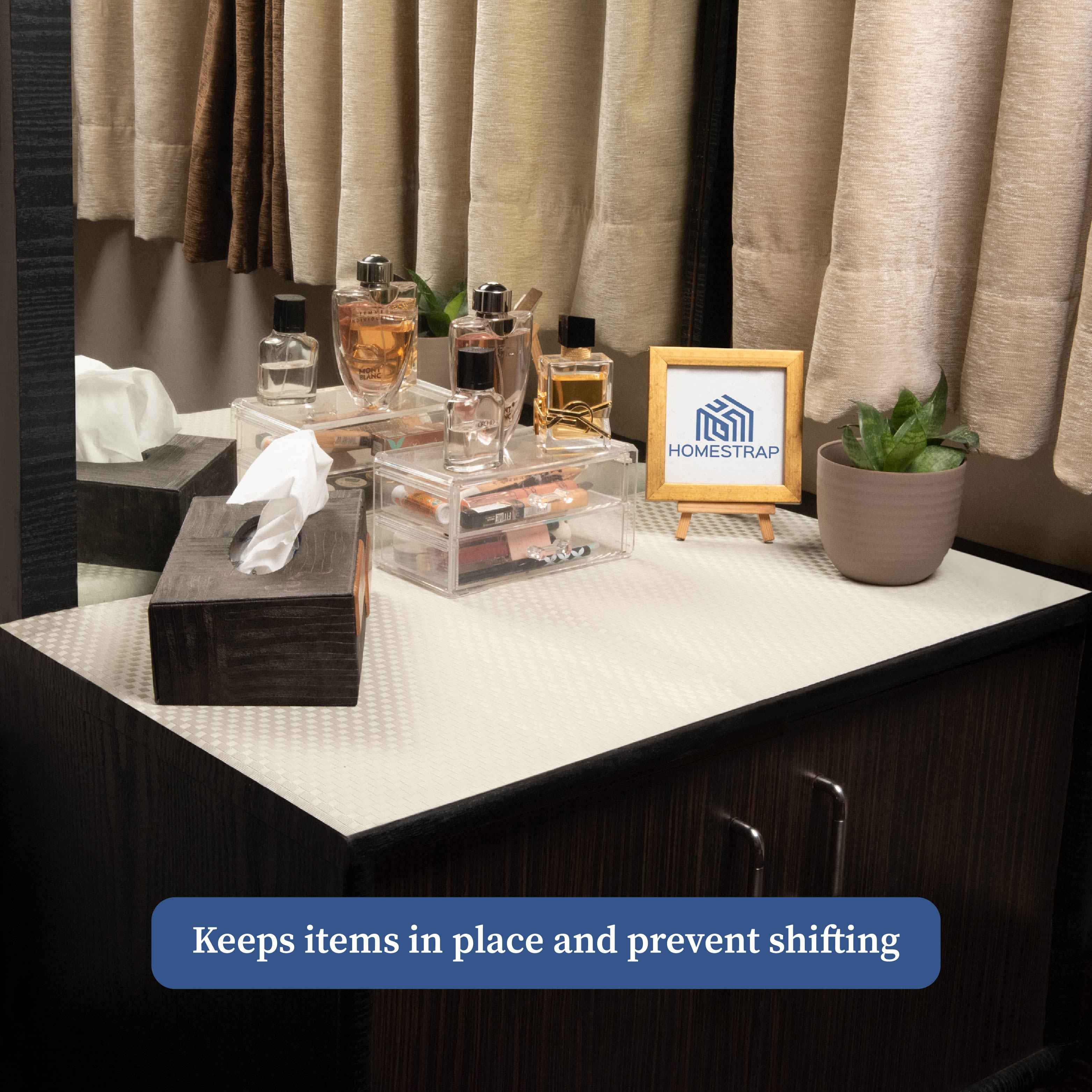 Anti-Slip Checks Shelf Mat