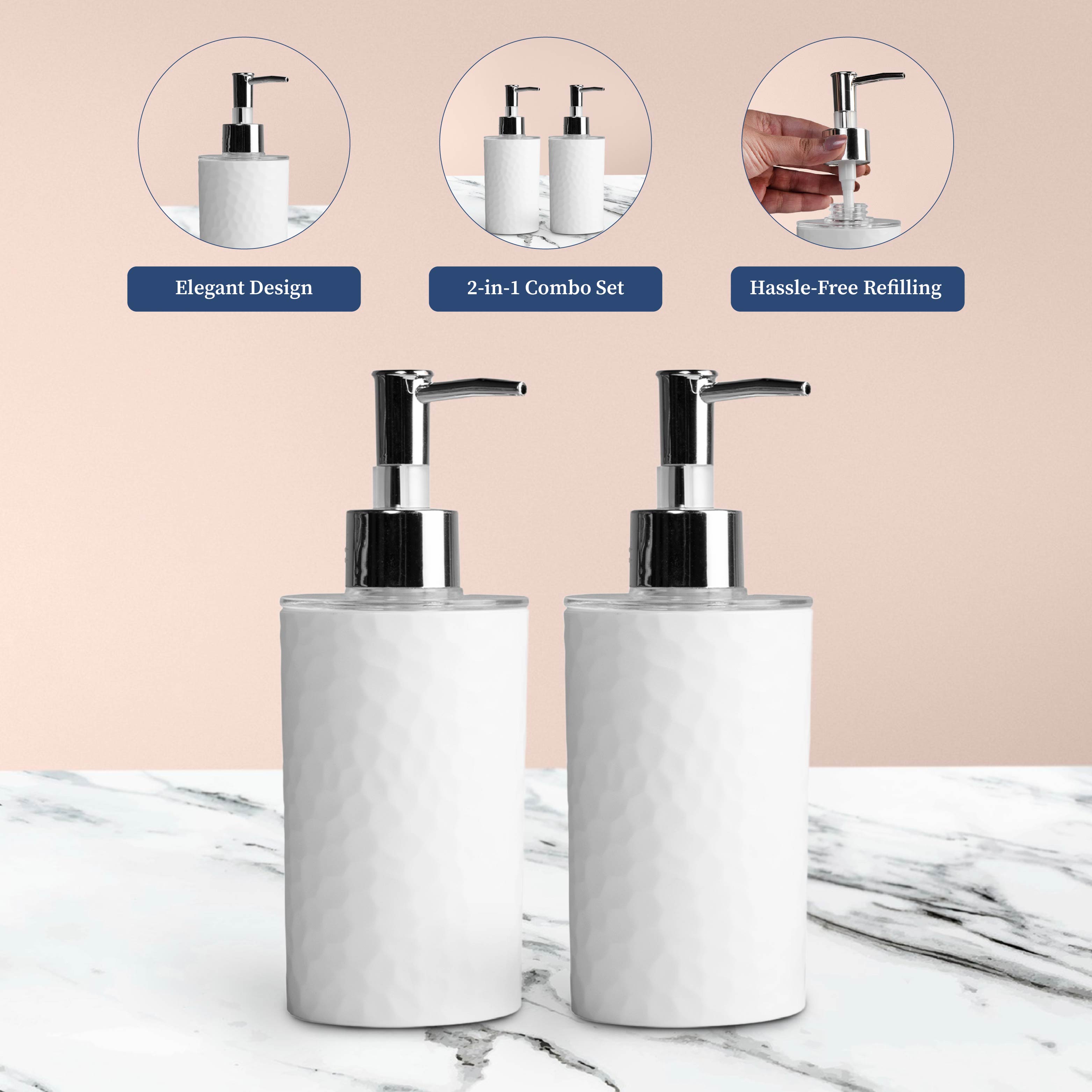 Set of Two Soap Dispensers