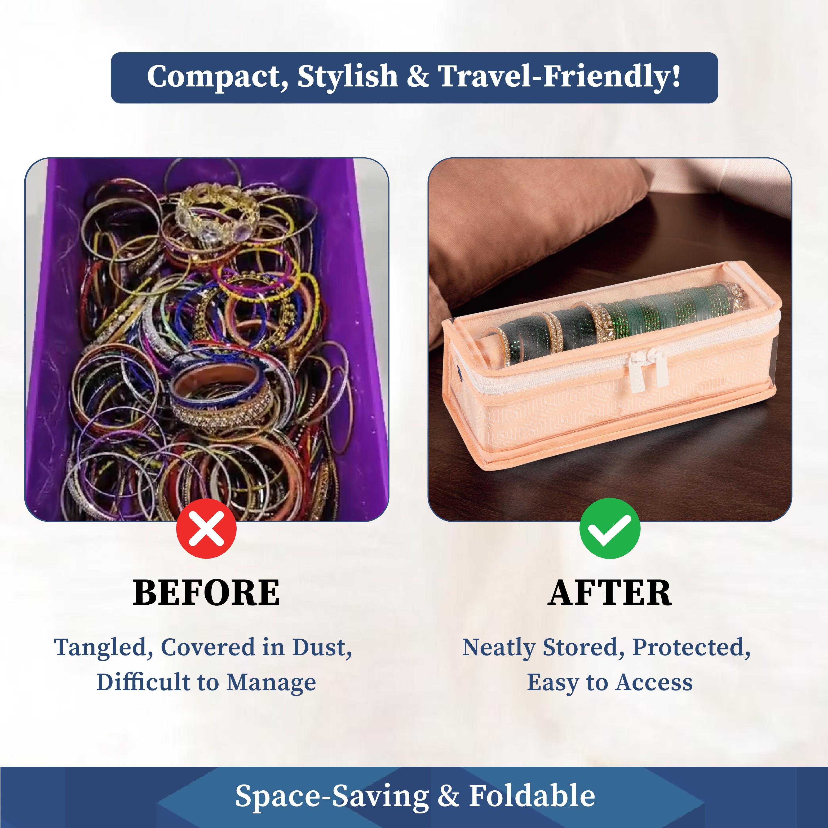 Cotton Single Rod Bangle Box