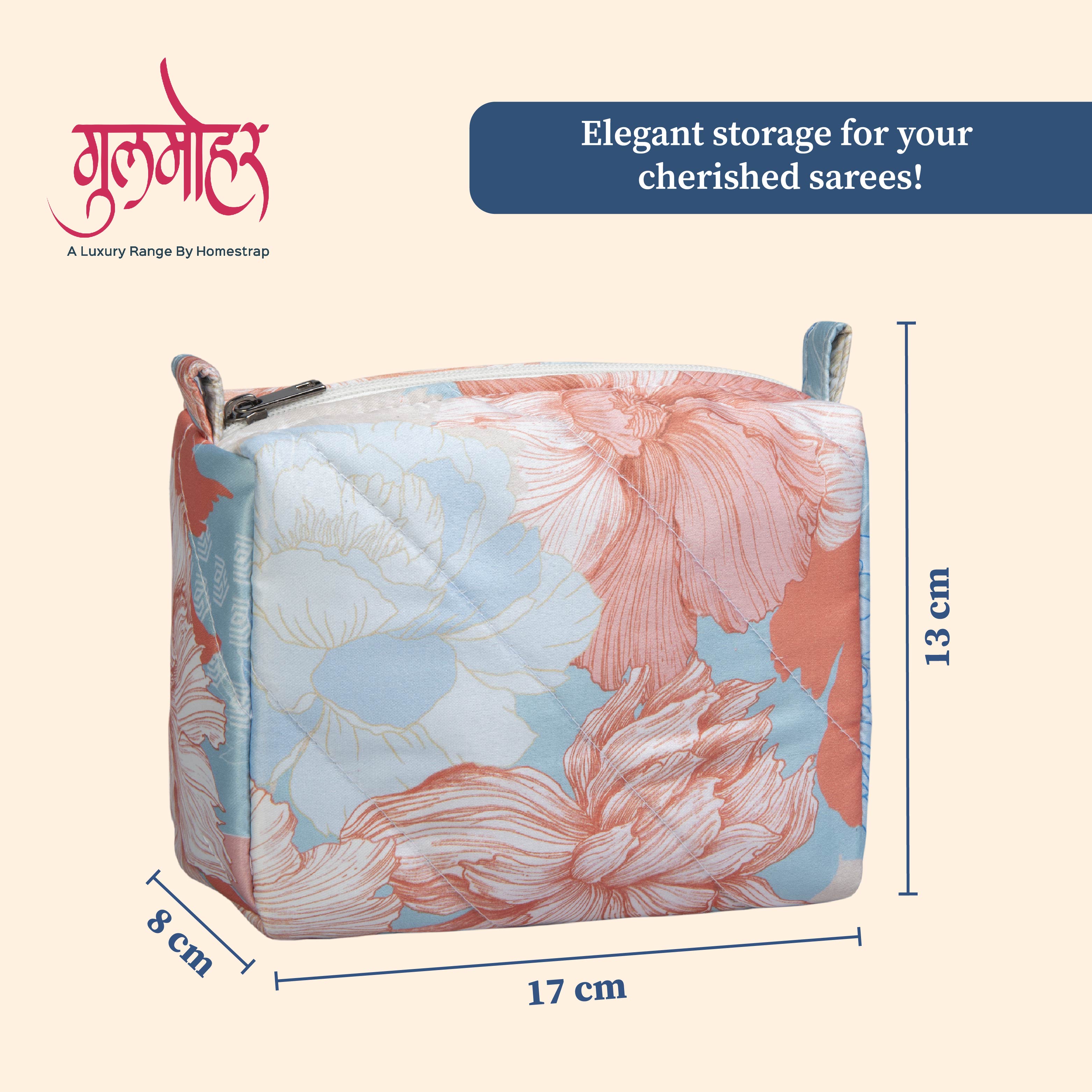 Gulmohar Multipurpose Pouch Organizer|Pack of 2
