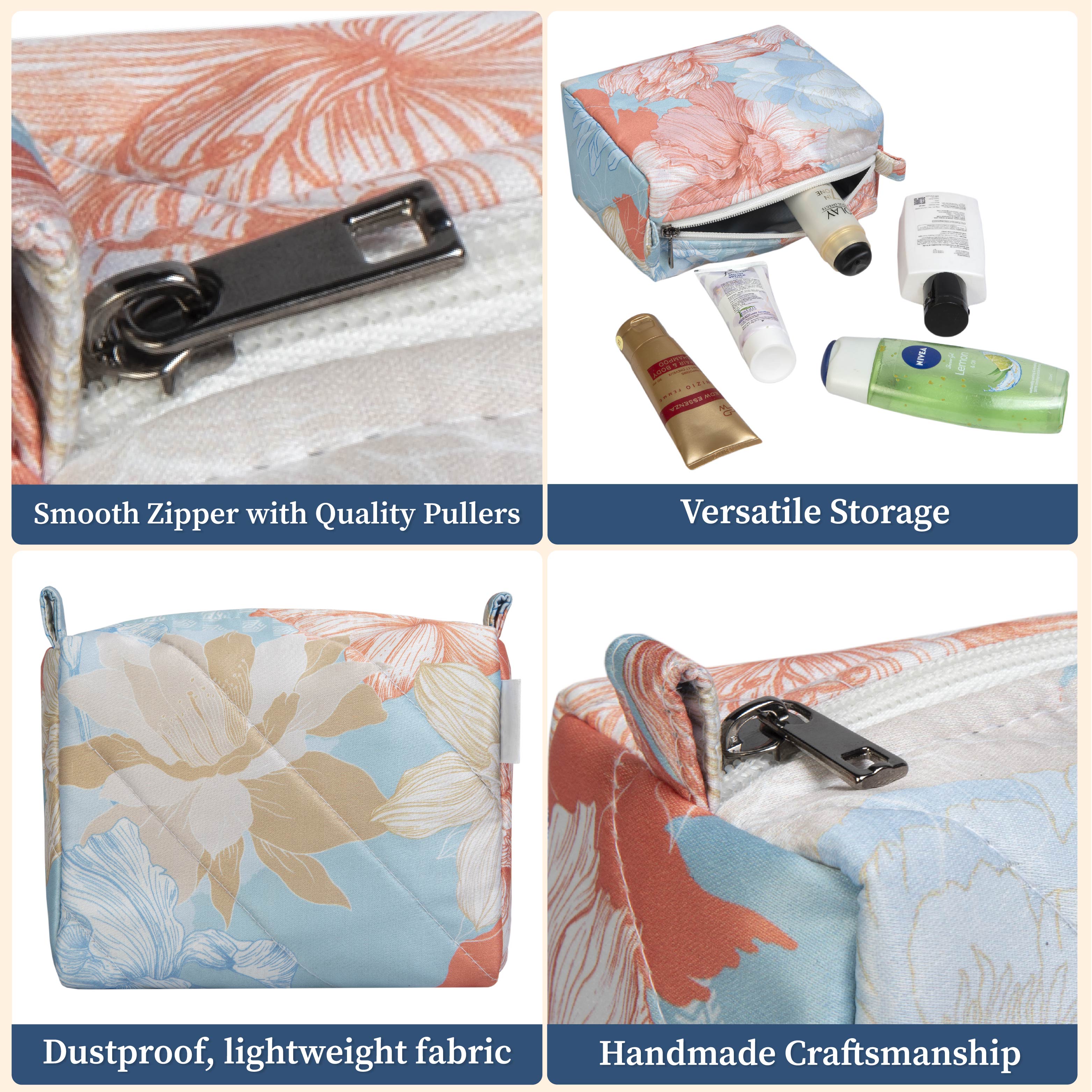 Gulmohar Multipurpose Pouch Organizer|Pack of 2