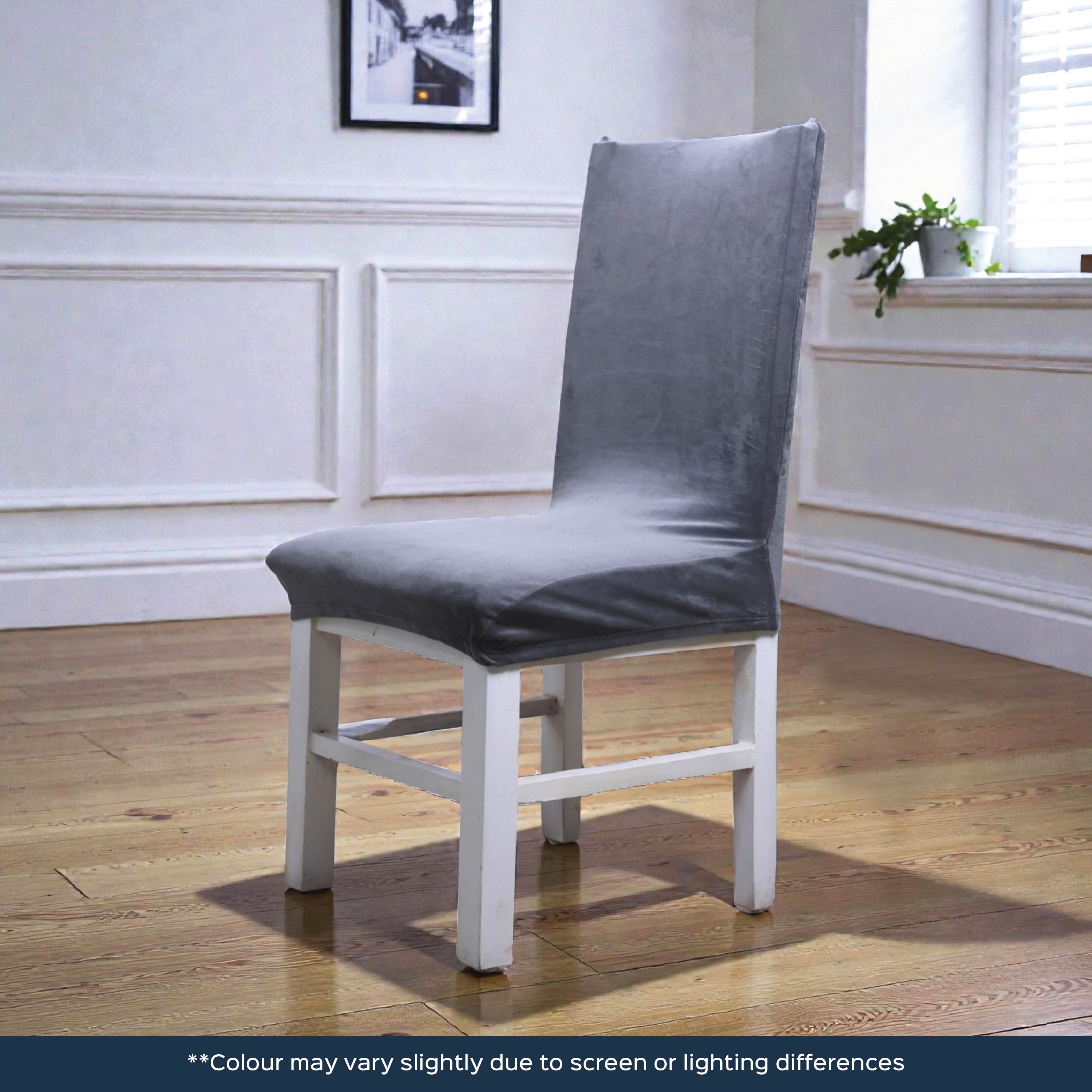 Velvet Stretchable Chair Cover