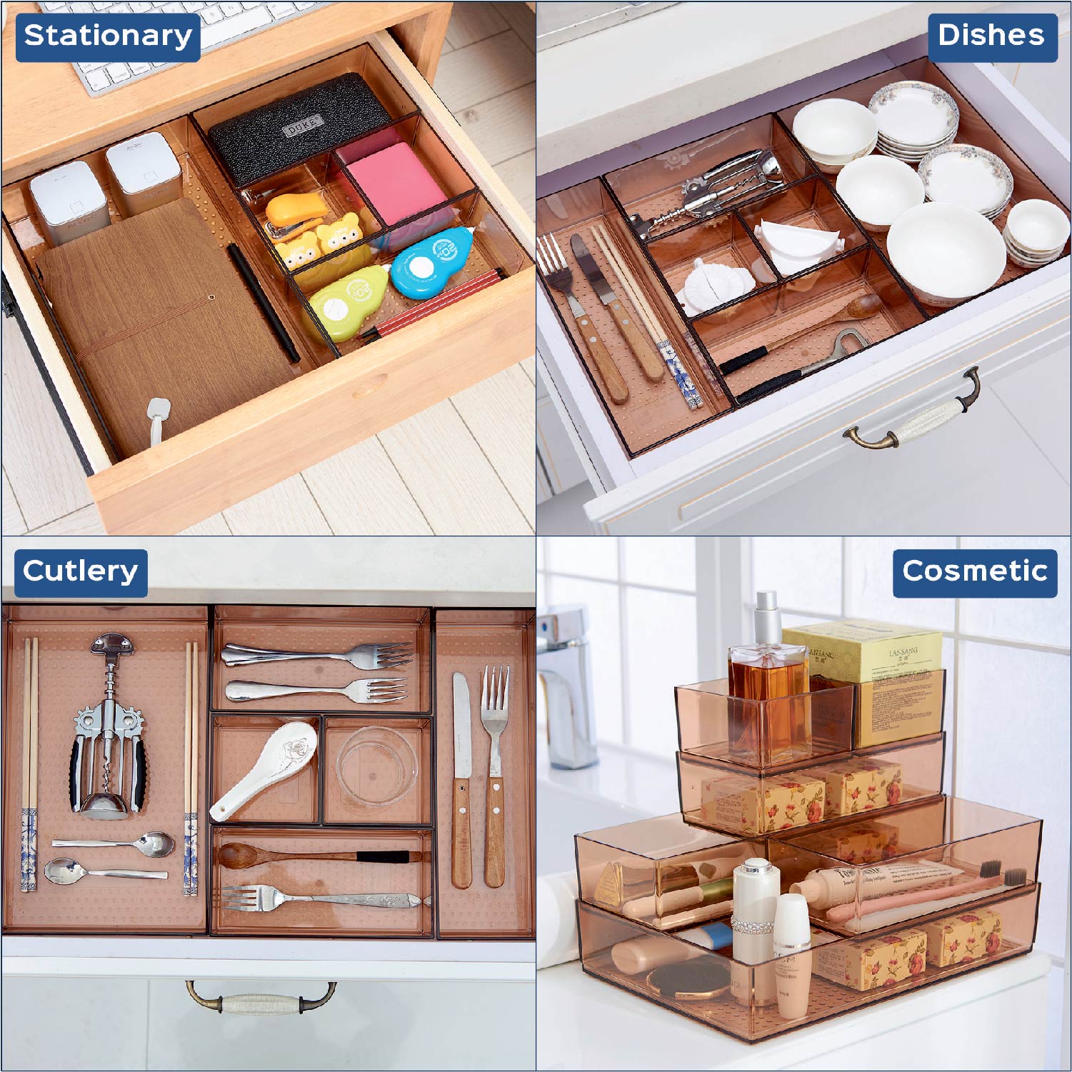 Drawer Diva | Set of 5 Drawer Organizer