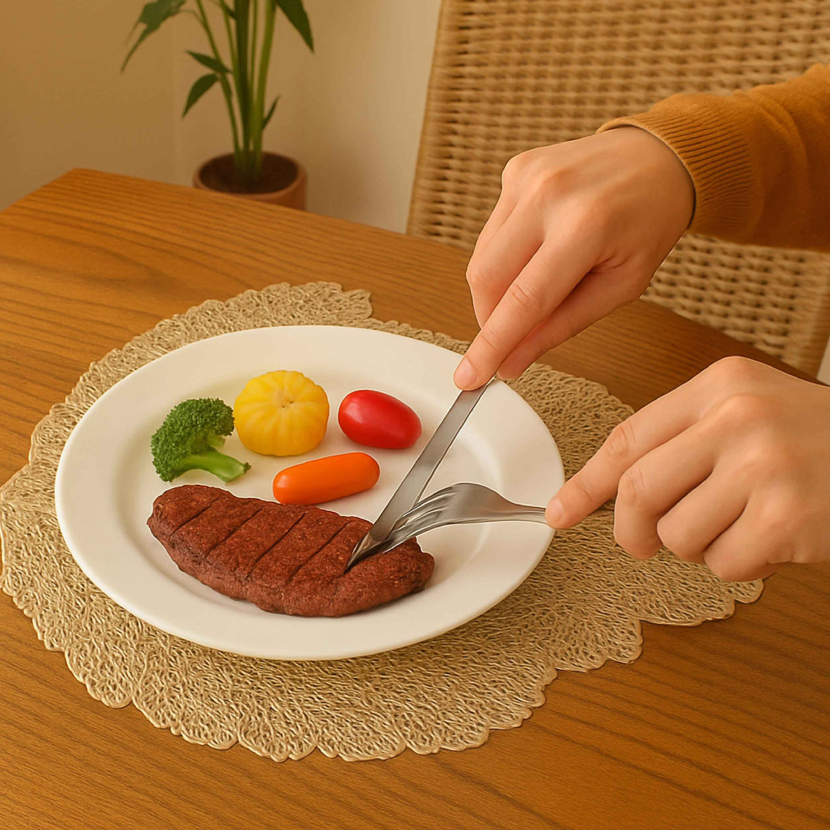 Leaf Dining Table Placemats Set of 6