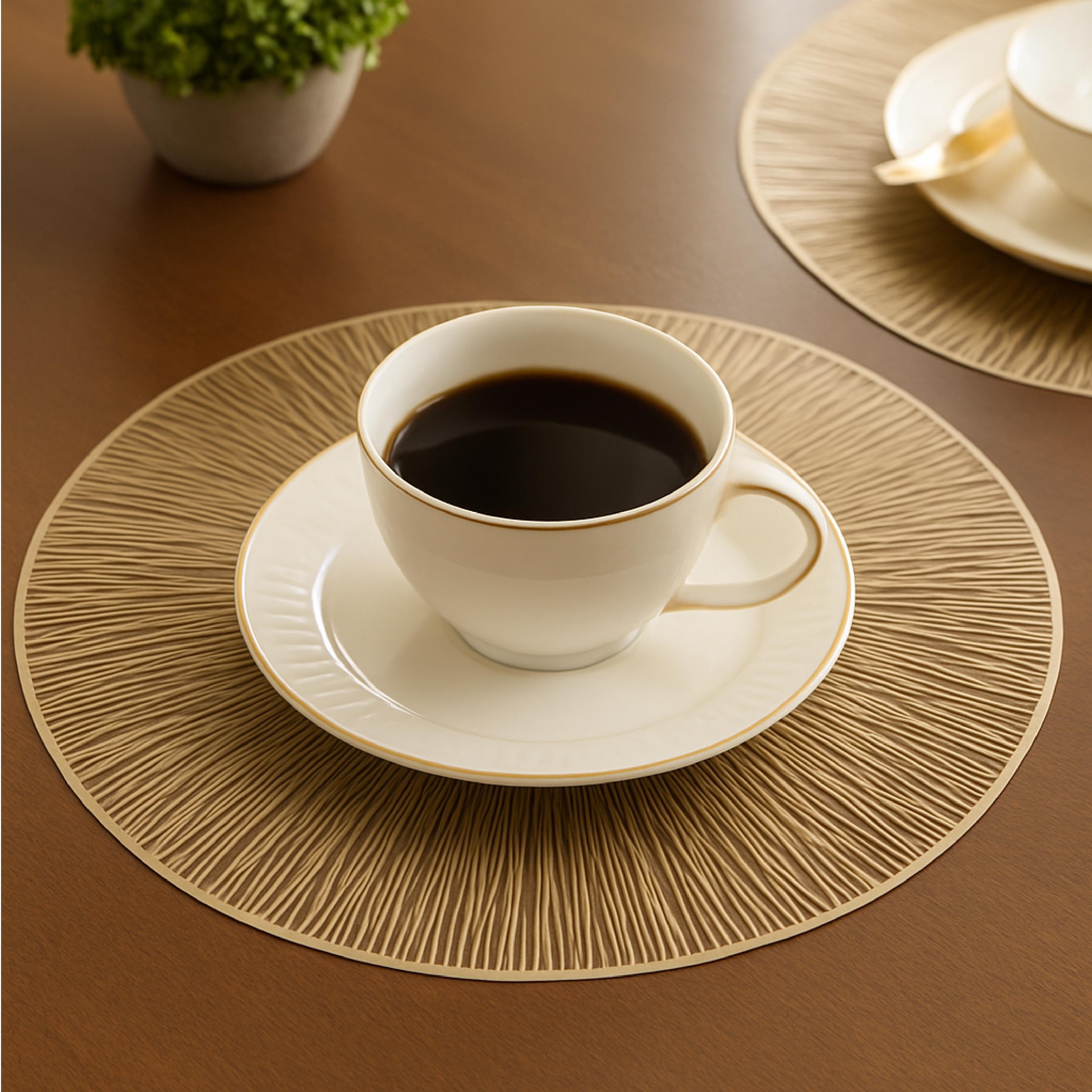 Decorative Round Dinning Table Placemats Set of 6